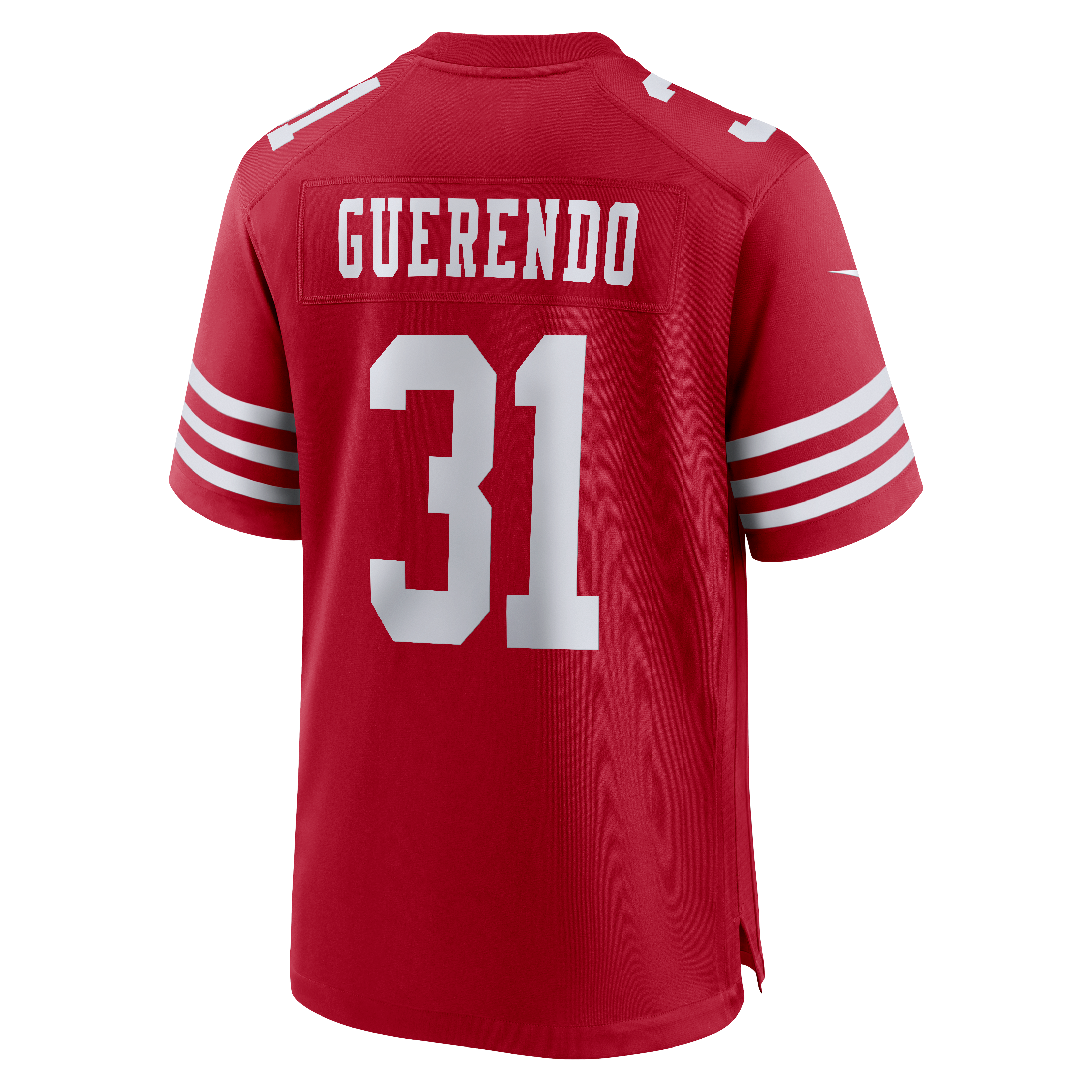 Isaac Guerendo San Francisco 49ers Game Jersey Scarlet NFL Football Fan Wear Isaac Guerendo