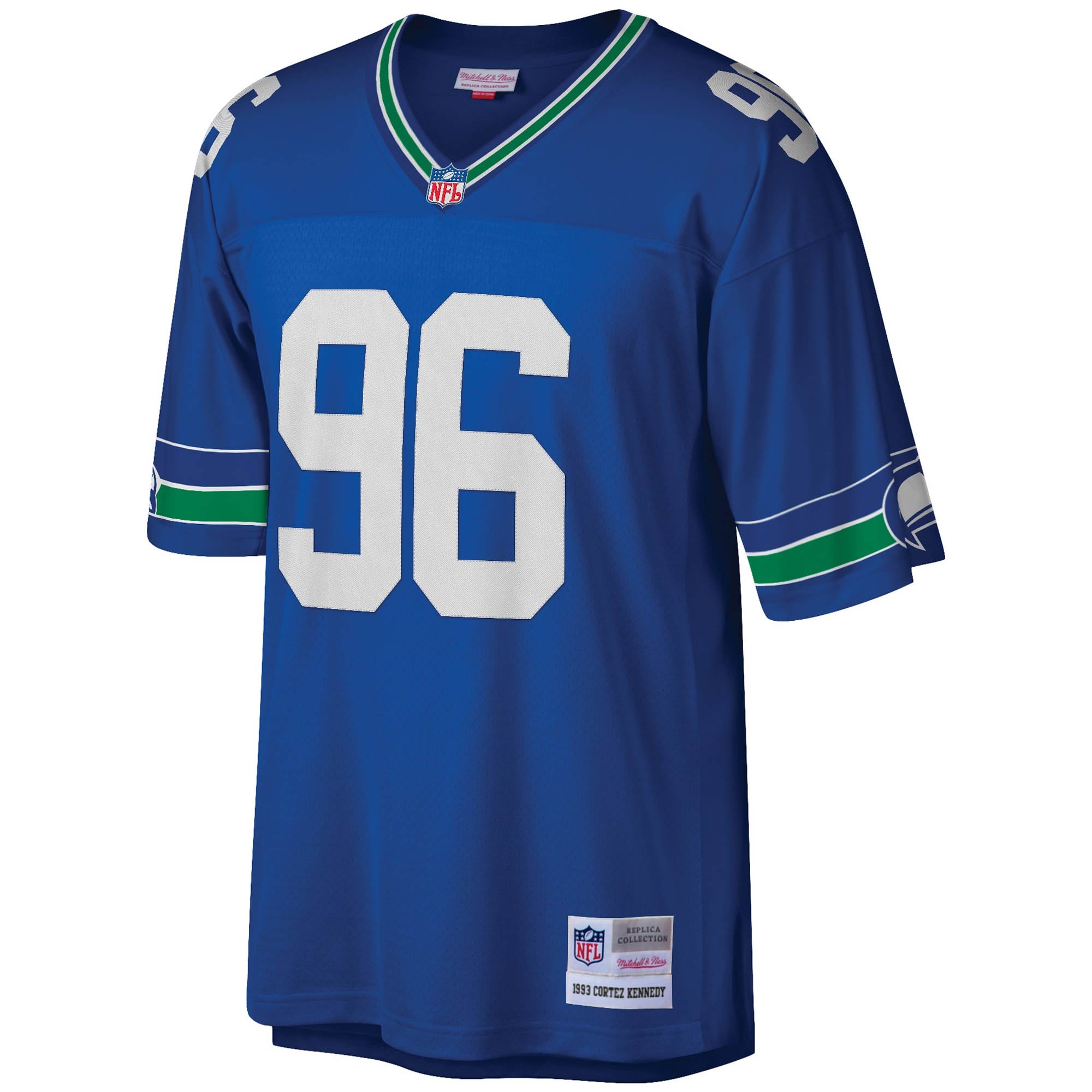 Cortez Kennedy Seattle Seahawks Game Jersey Royal NFL Football Fan Wear Cortez Kennedy