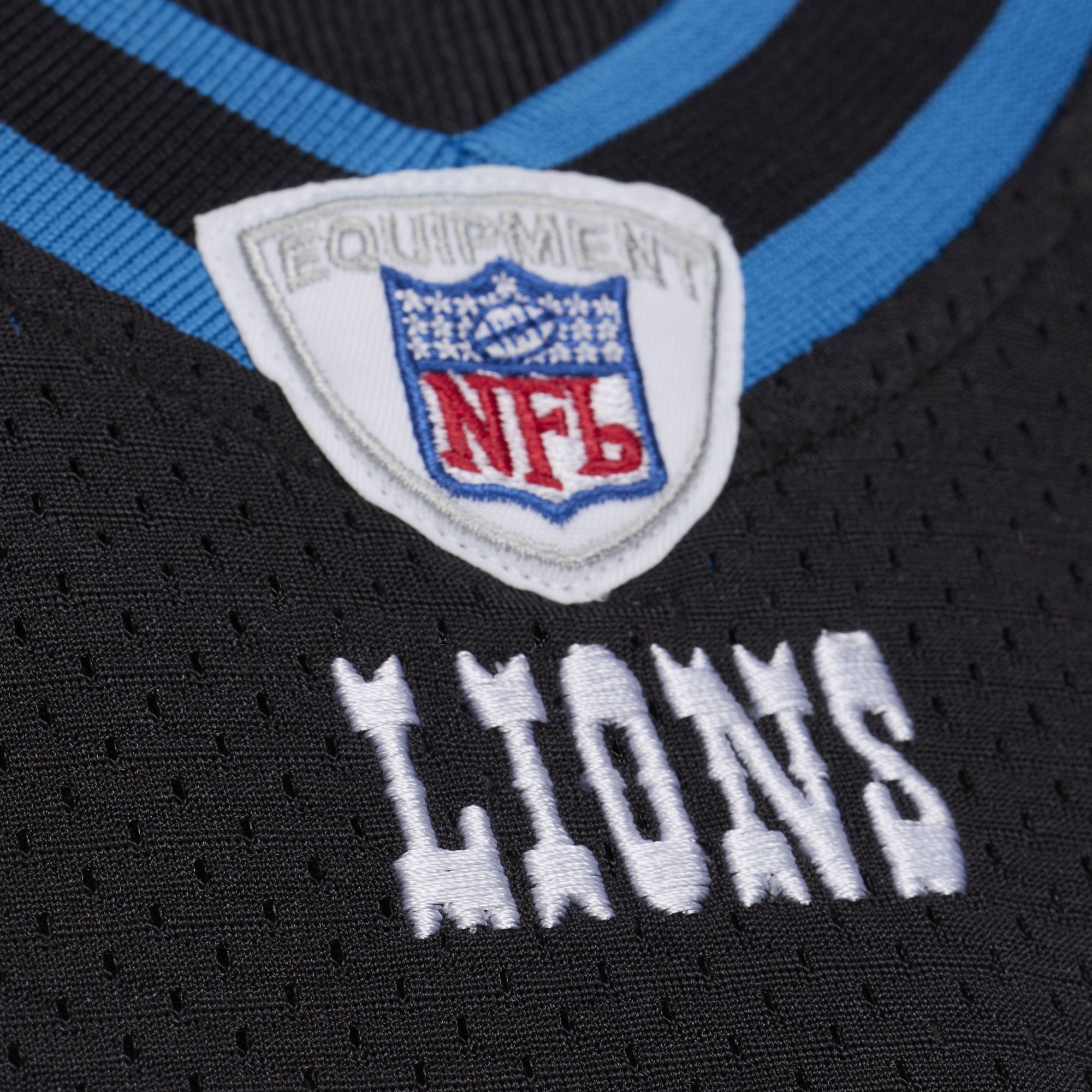 Calvin Johnson Mitchell Detroit Lions Throwback Jersey Black NFL Football Fan Wear Calvin Johnson Mitchell