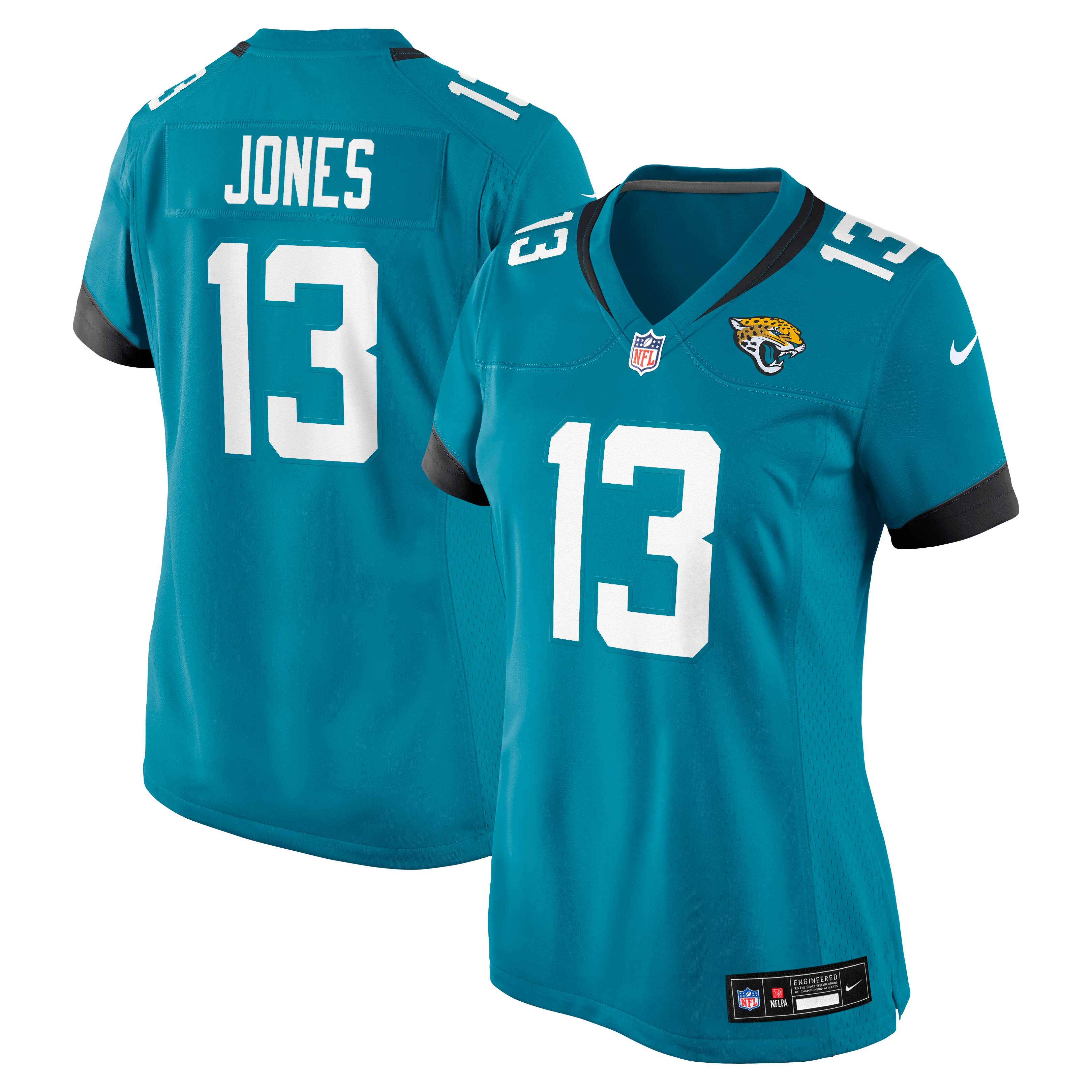 Tim Jones Jacksonville Jaguars Game Jersey Teal NFL Football Fan Wear