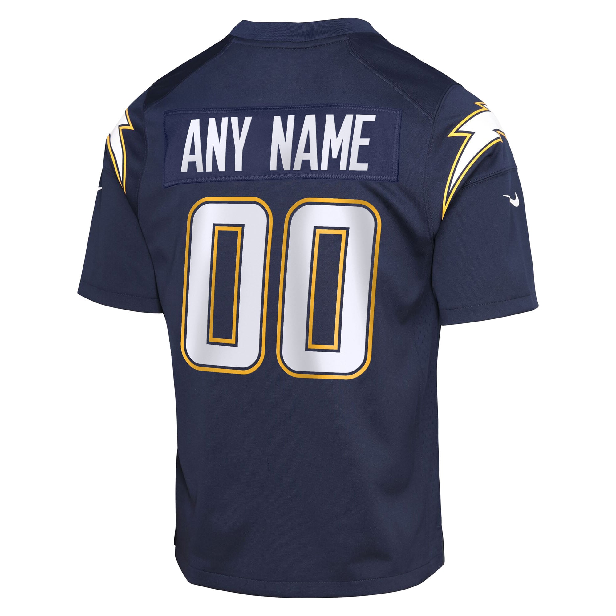 Los Angeles Chargers Alternate Jersey Navy NFL Football Fan Wear Custom Number