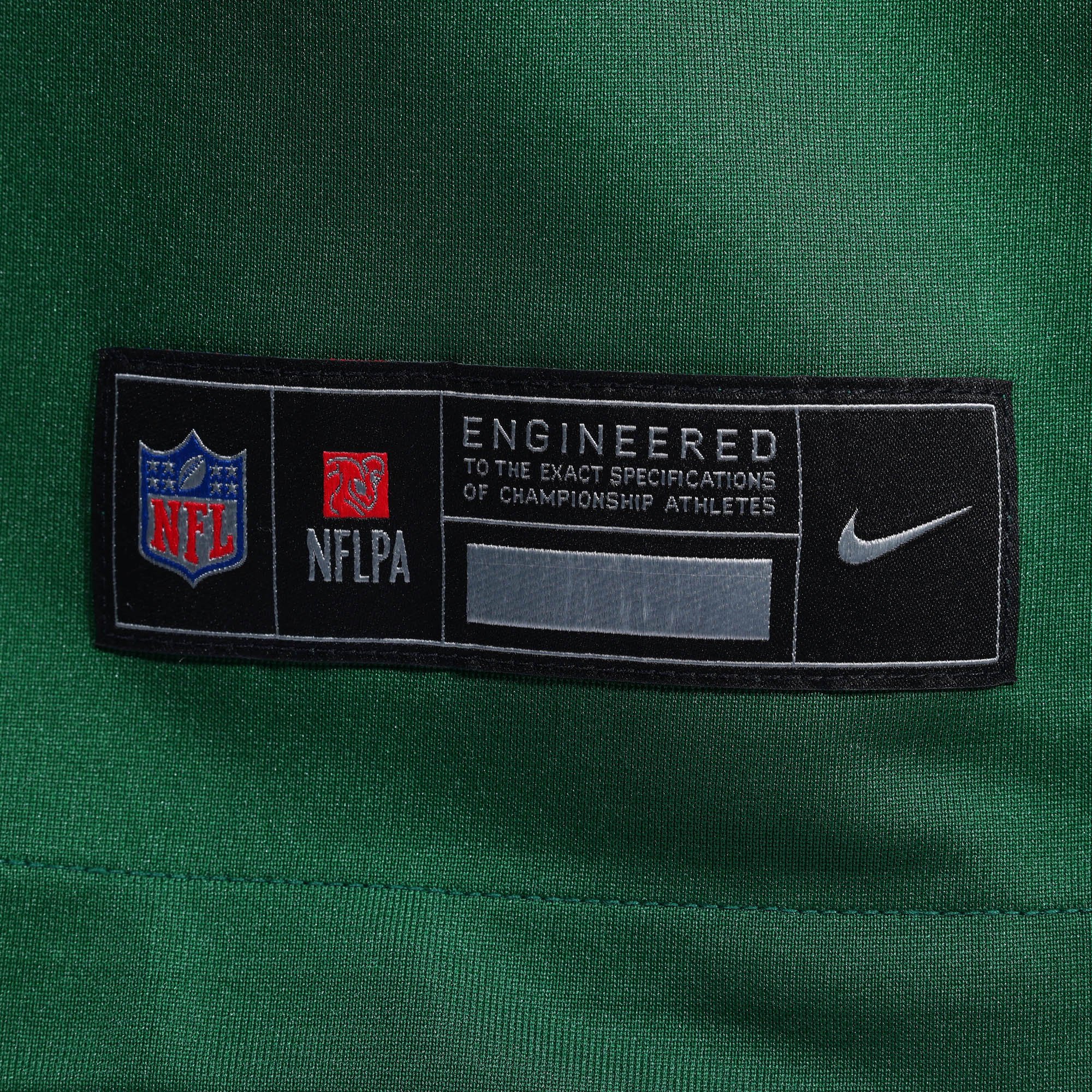 Geno Smith New York Jets Game Jersey Green NFL Football Fan Wear Geno Smith