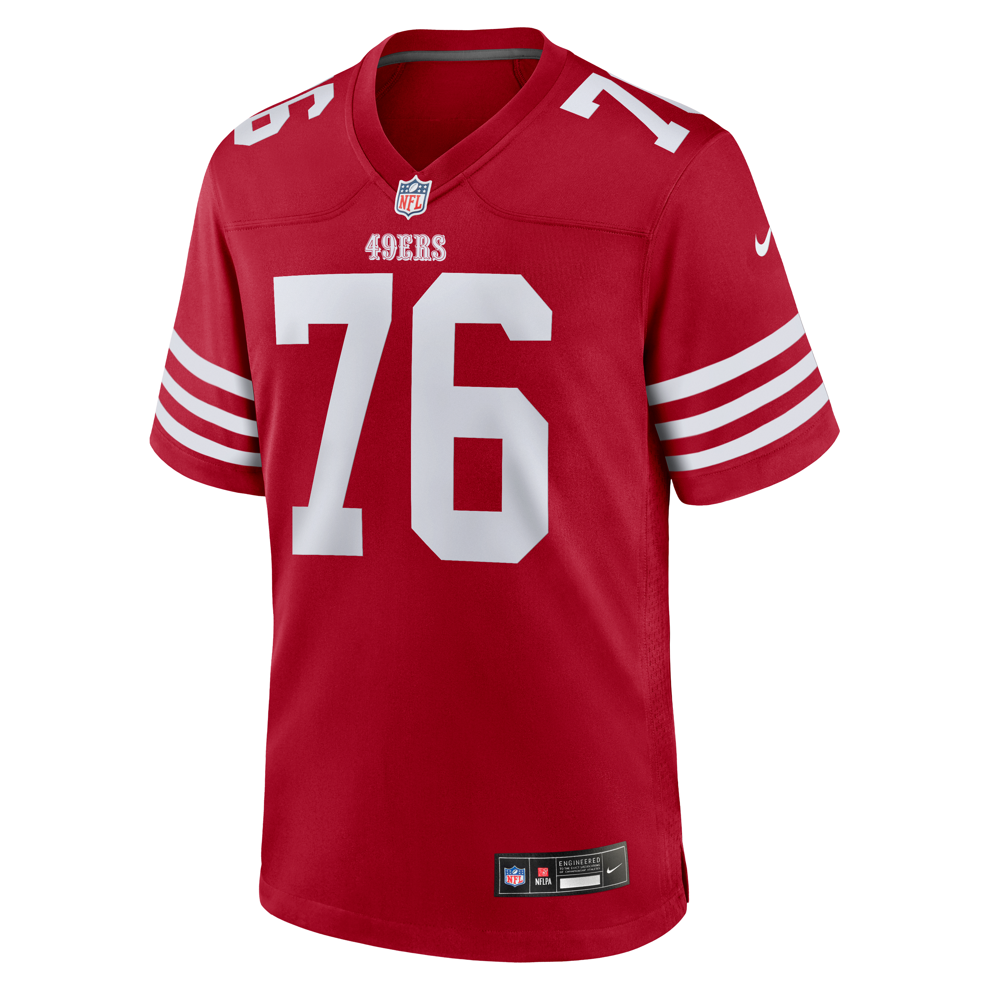 Vederian Lowe San Francisco 49ers Game Jersey Scarlet NFL Football Fan Wear