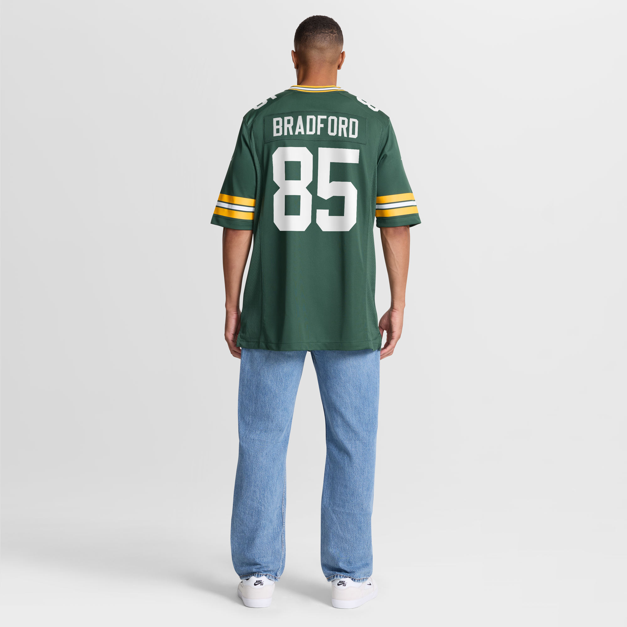 Corey Bradford Retired Green Bay Packers Player Jersey Green NFL Football Fan Wear