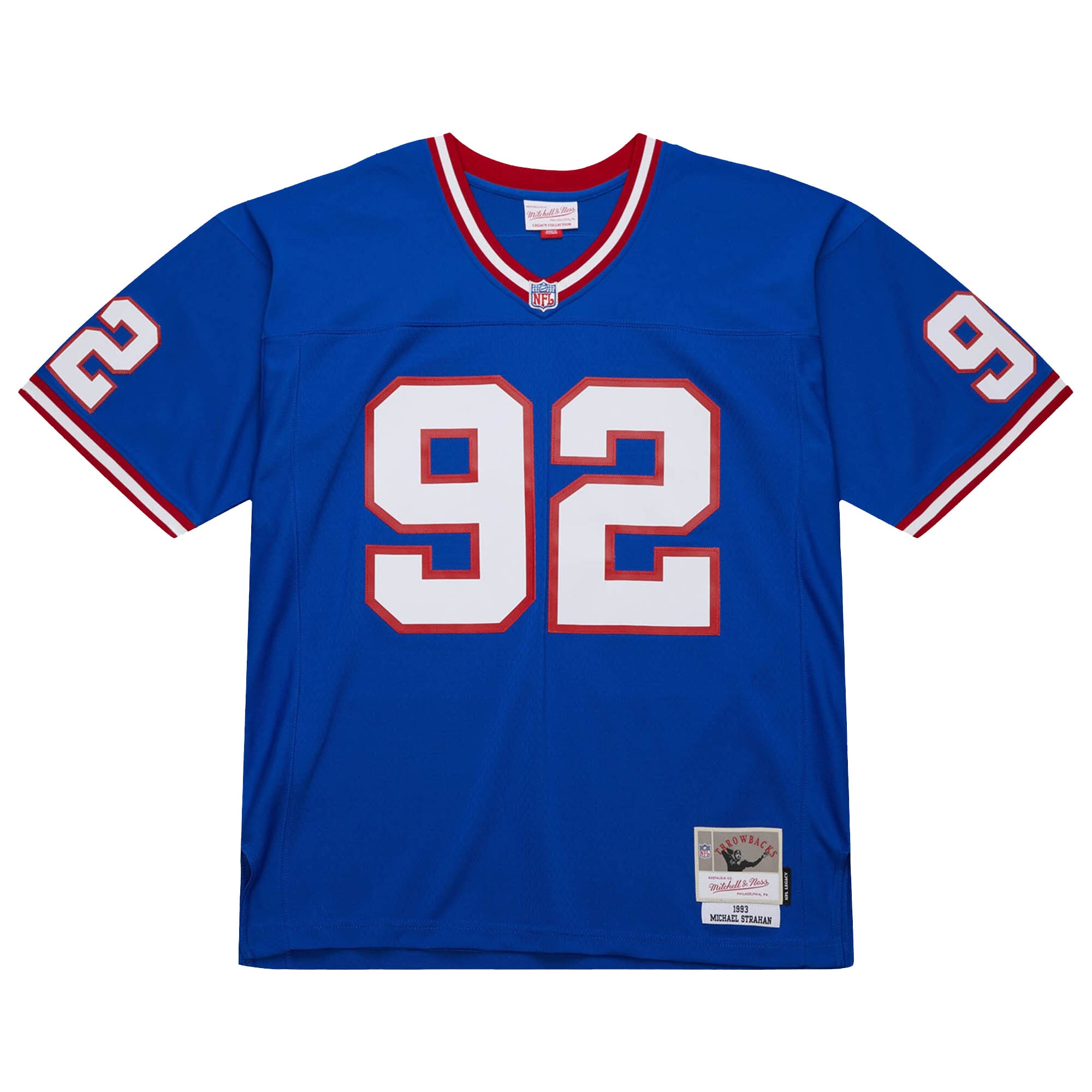 Big Tall Retired New York Giants Player Jersey Royal NFL Football Fan Wear Big Tall Retired