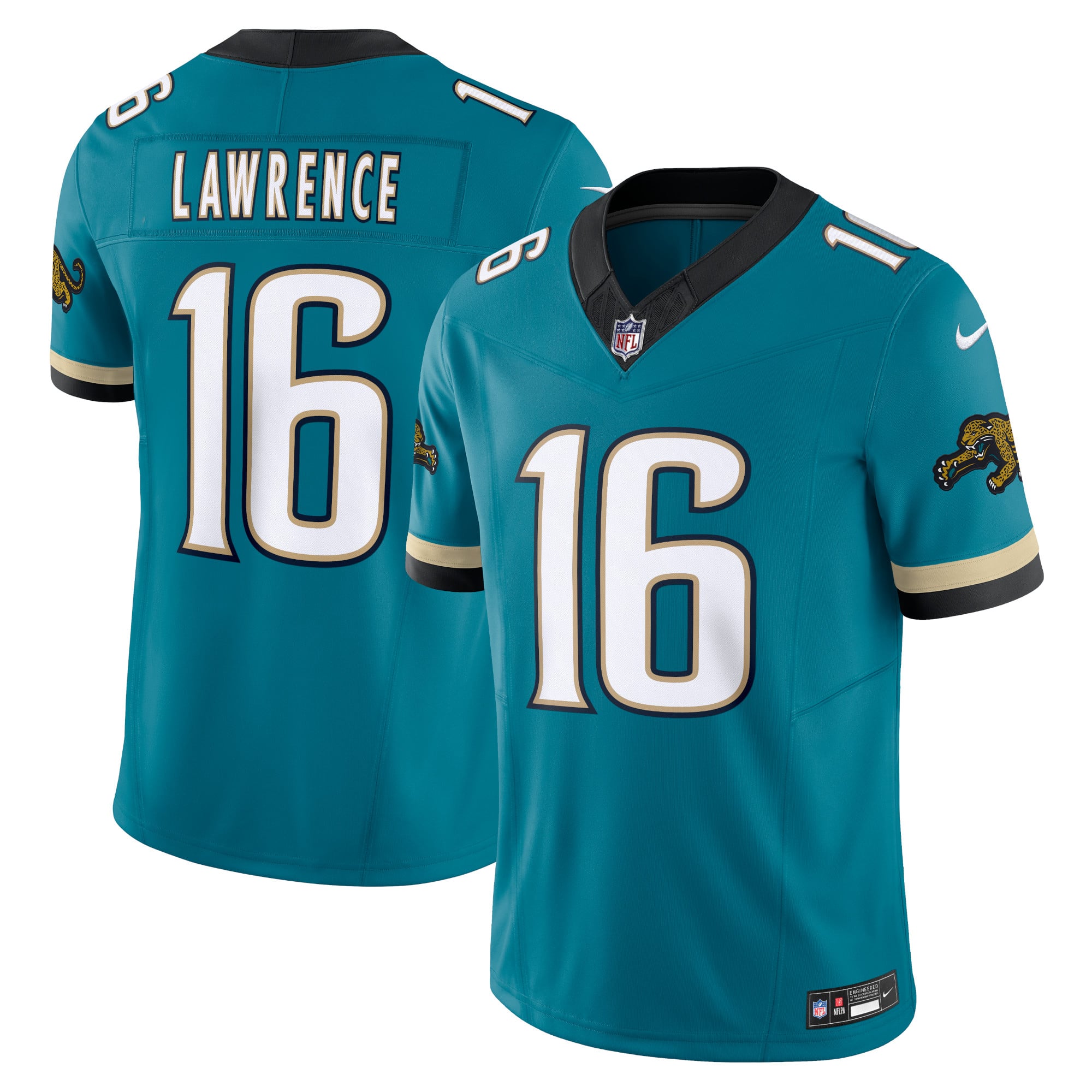 Prowler Trevor Lawrence Jacksonville Jaguars Game Jersey Teal NFL Football Fan Wear