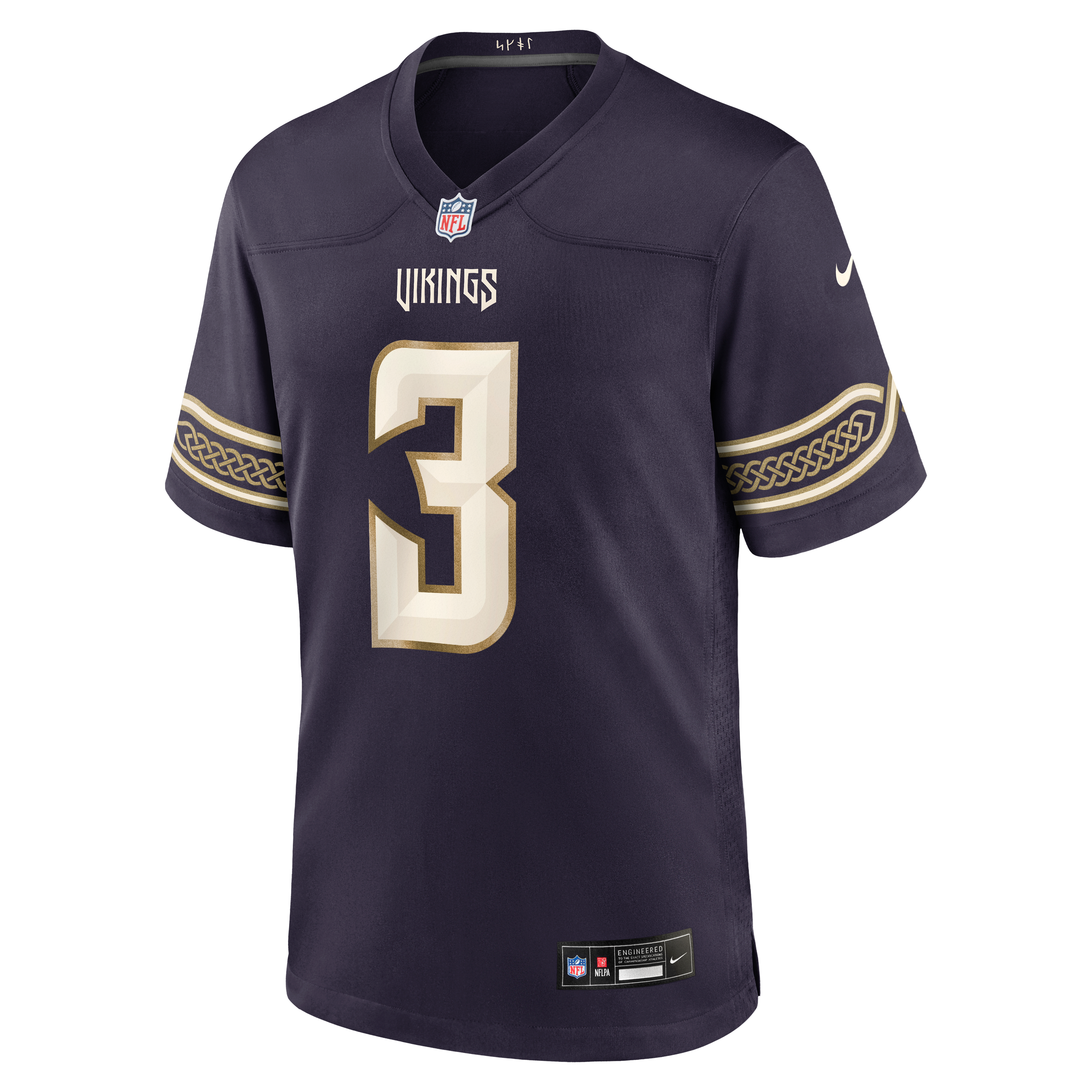 Jordan Addison Minnesota Vikings Game Jersey Purple NFL Football Fan Wear Jordan Addison