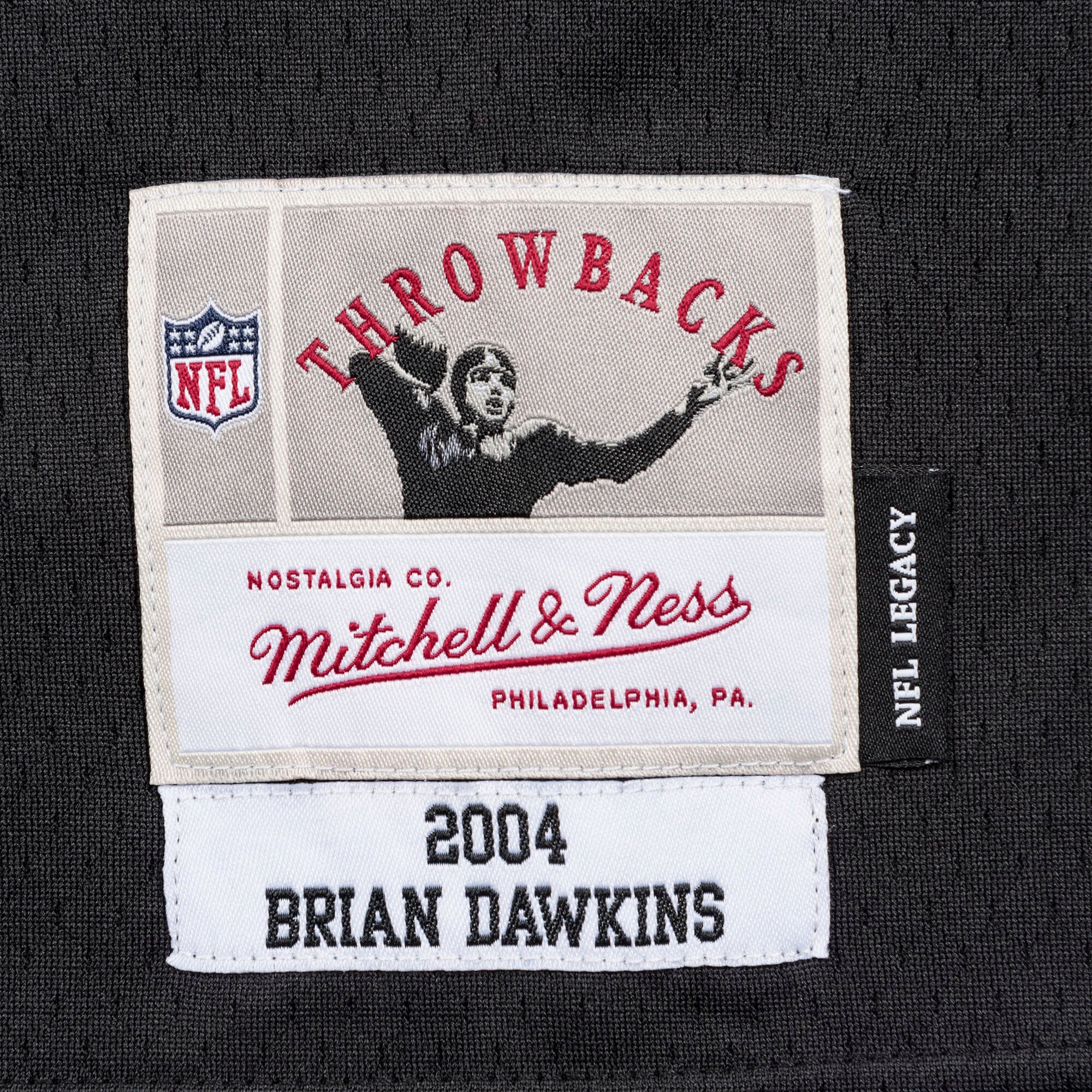 Retired Brian Dawkins Philadelphia Eagles Player Jersey Black NFL Football Fan Wear Retired Brian Dawkins