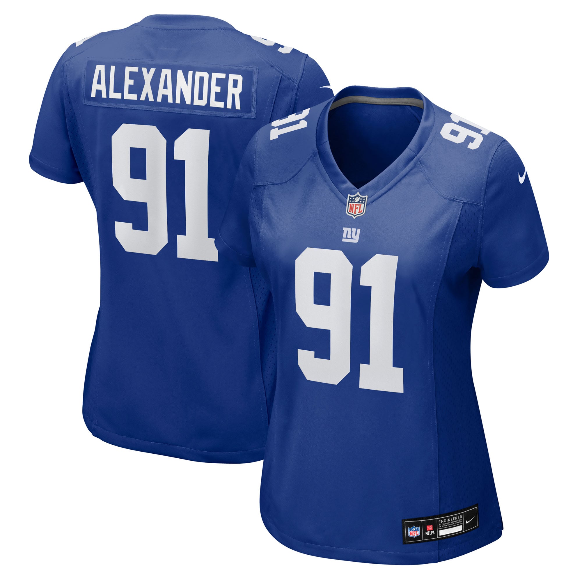 Darius Alexander New York Giants Game Jersey Royal NFL Football Fan Wear