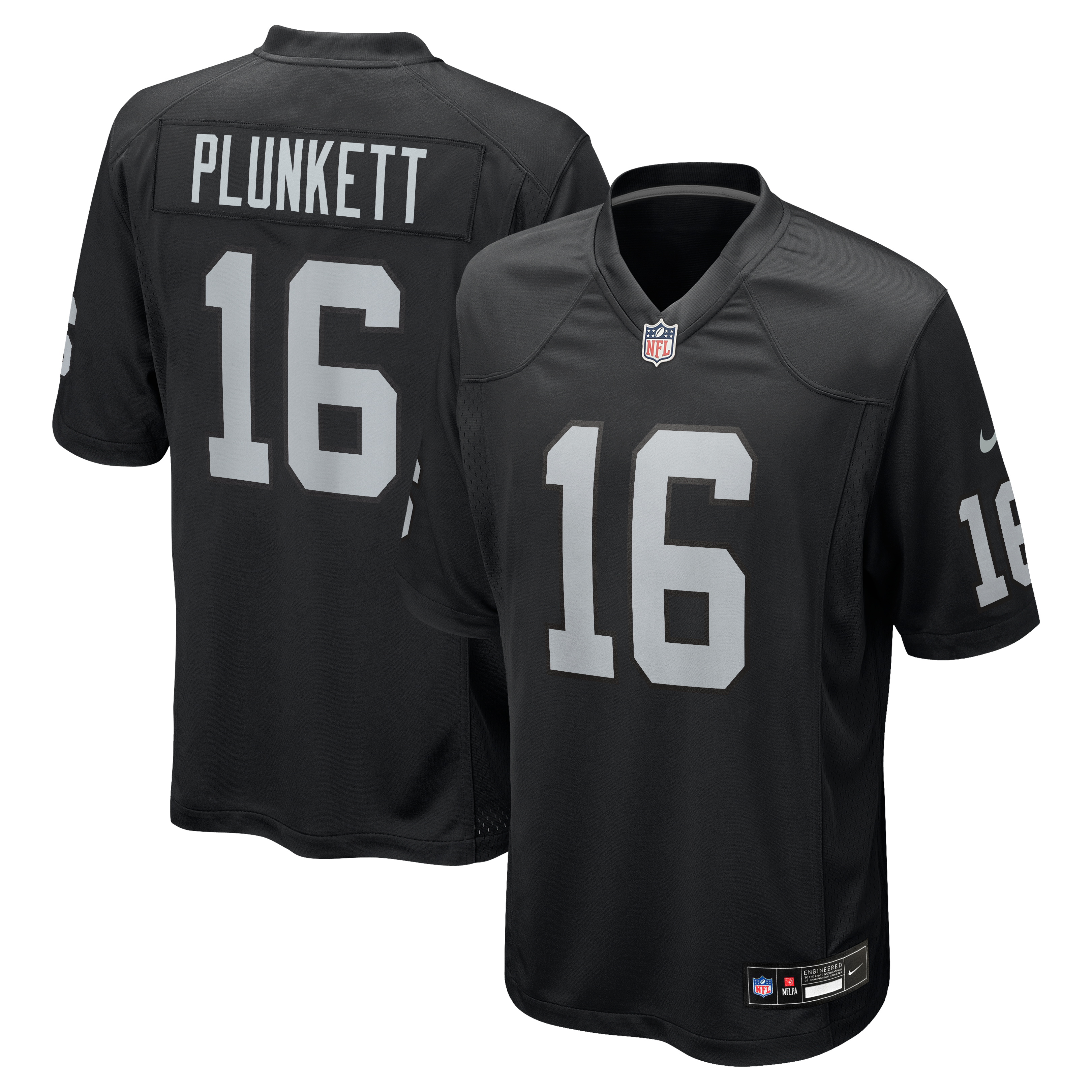Retired Jim Plunkett Las Vegas Raiders Player Jersey NFL Football Fan Wear
