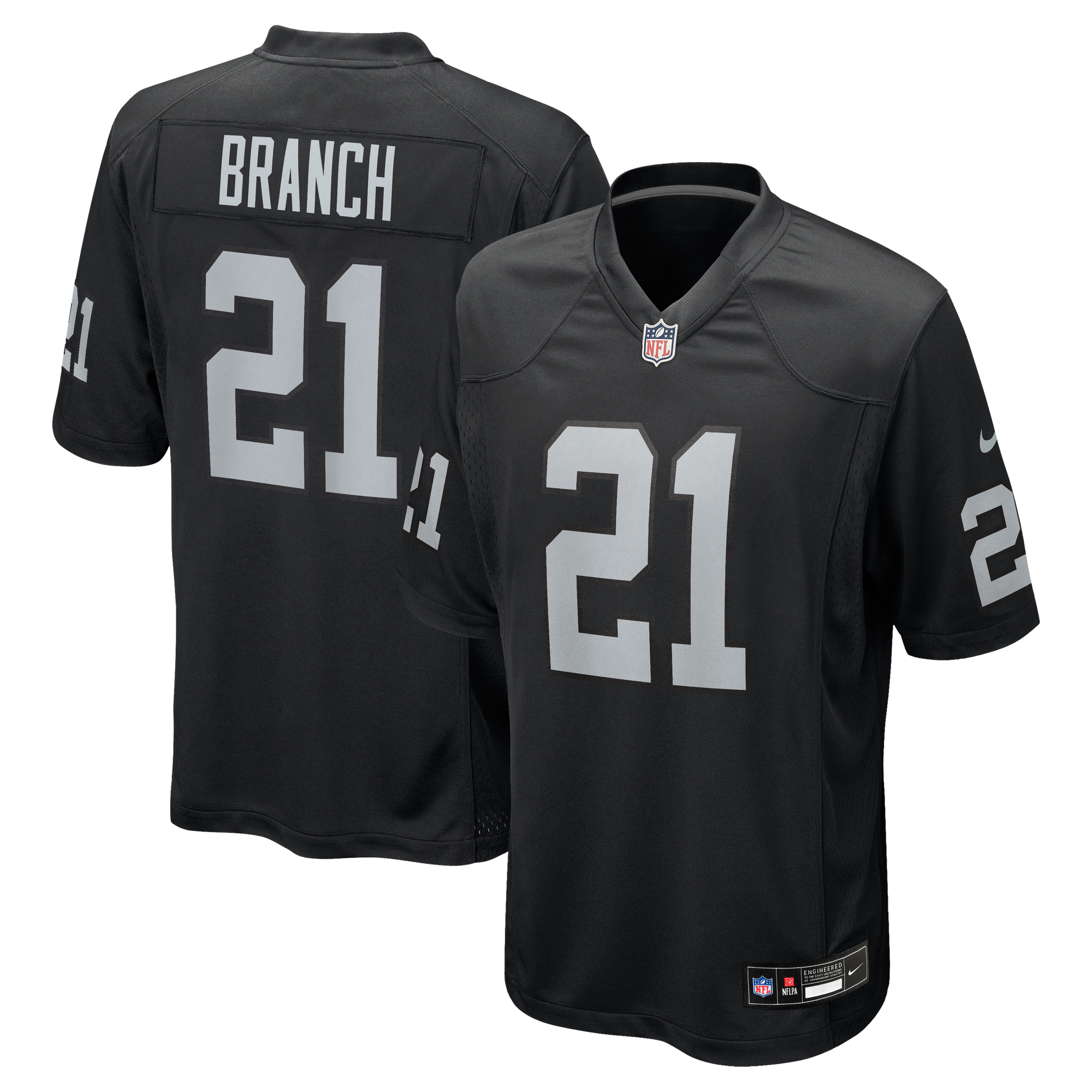 Retired Cliff Branch Las Vegas Raiders Player Jersey NFL Football Fan Wear Retired Cliff Branch