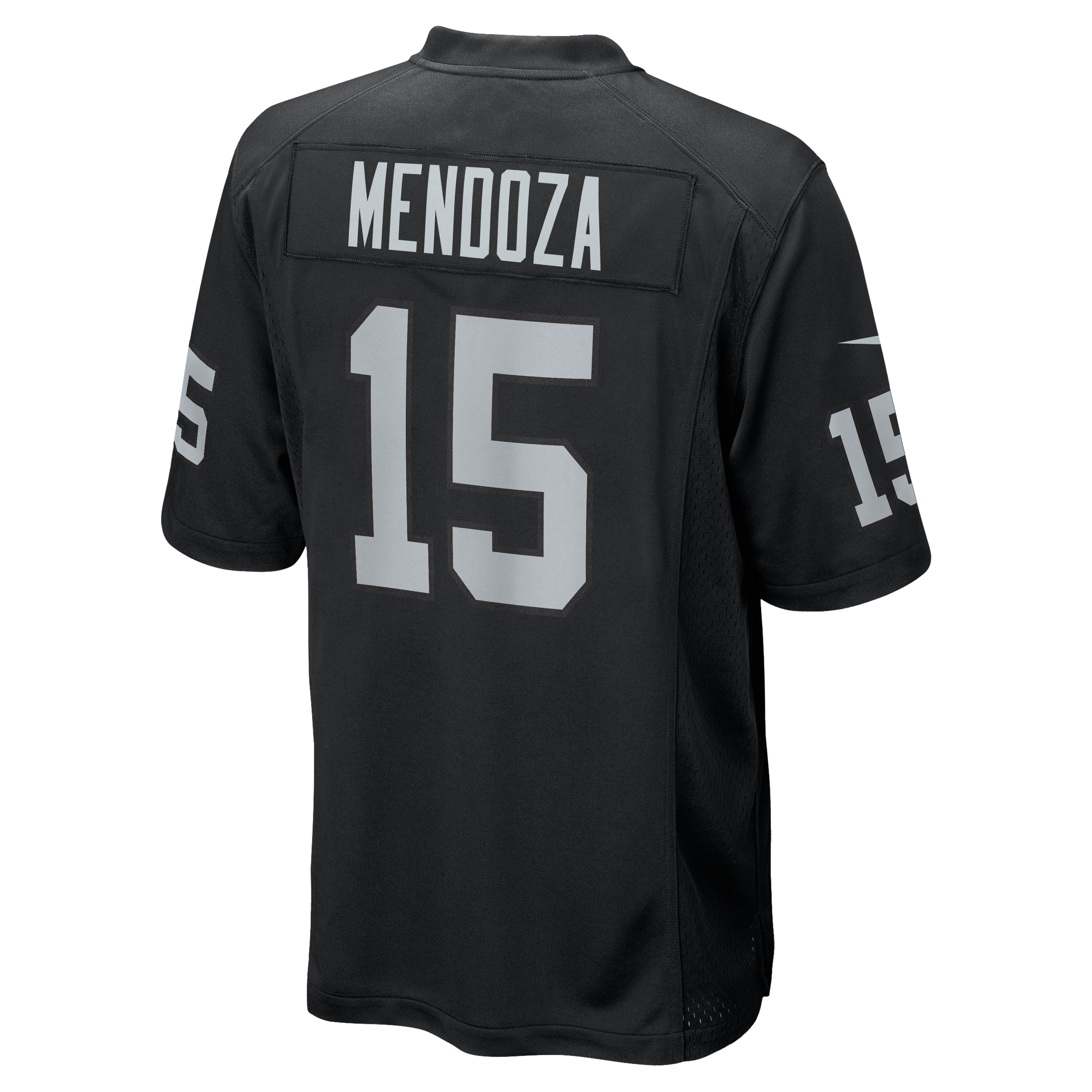 Round Pick No Las Vegas Raiders Game Jersey Black NFL Football Fan Wear
