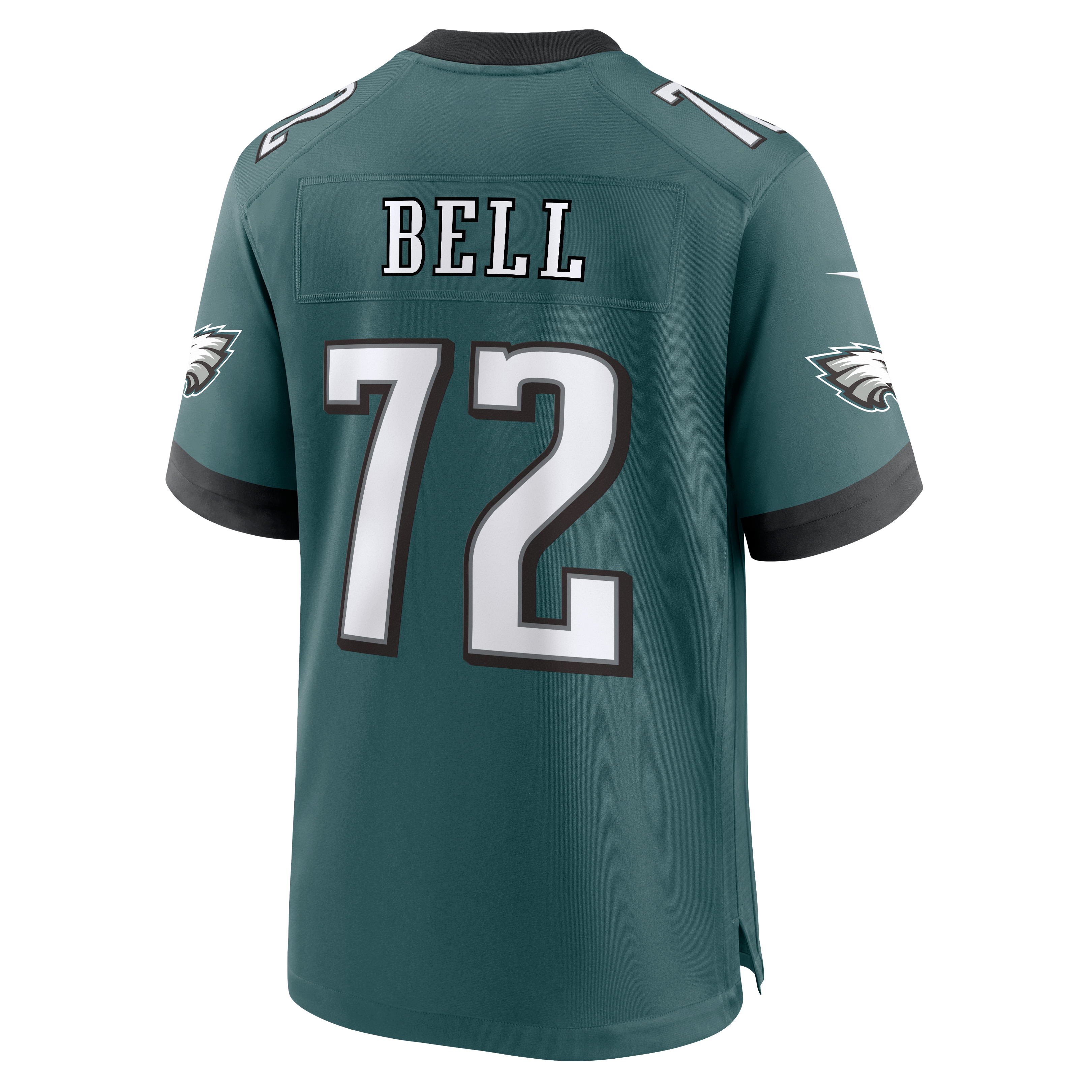 Markel Bell Philadelphia Eagles Game Jersey Midnight NFL Football Fan Wear Markel Bell