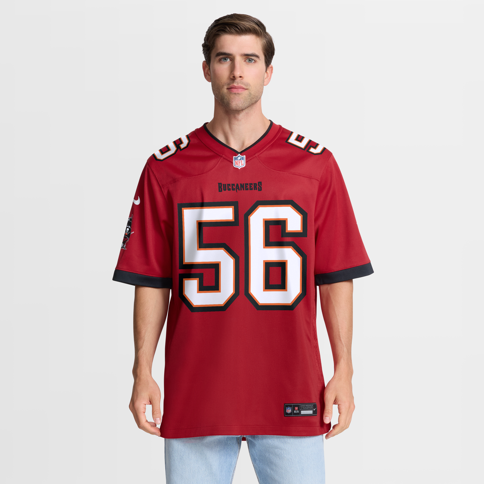 Desmond Watson Tampa Bay Buccaneers Game Jersey Red NFL Football Fan Wear