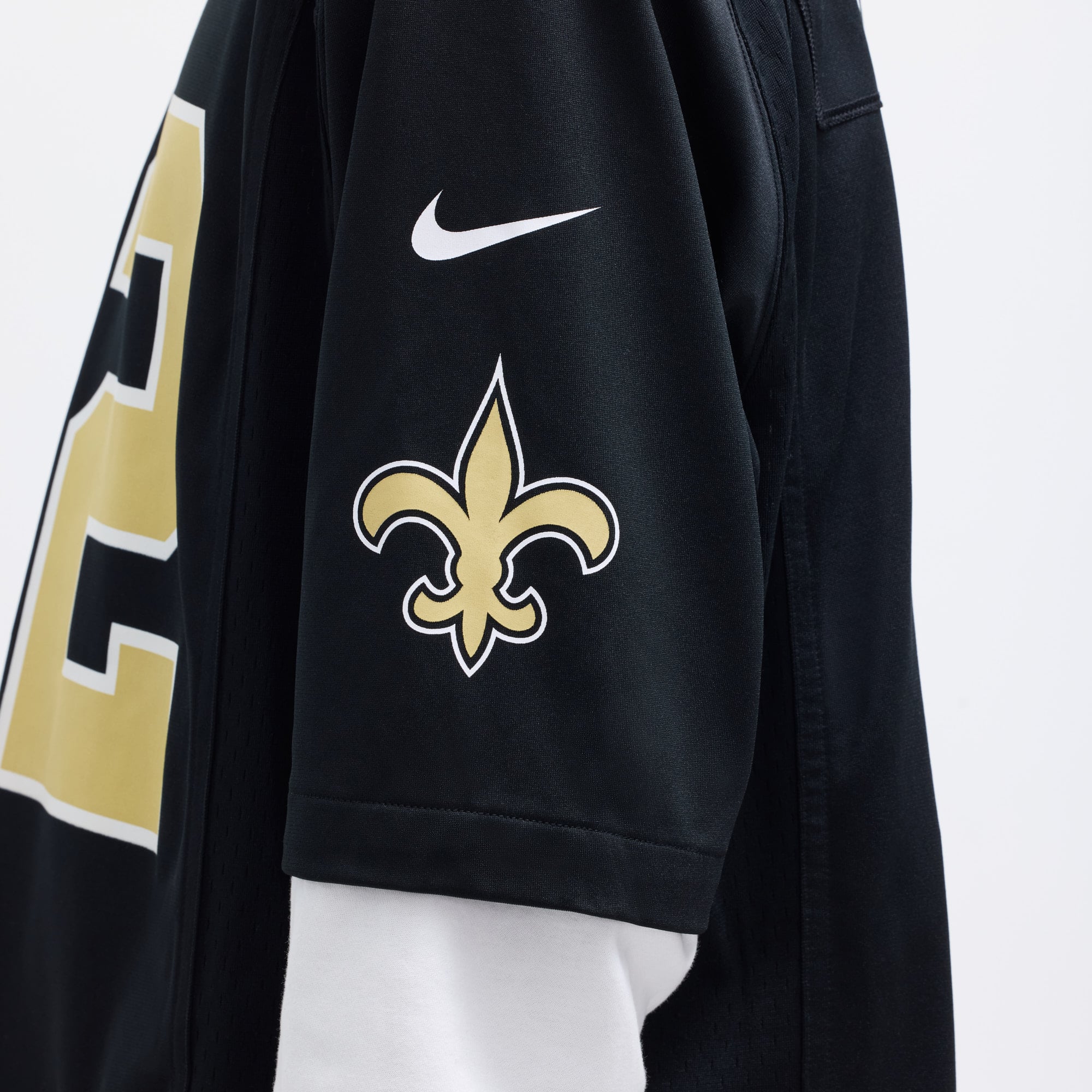 Atmosphere Tyrann Mathieu New Orleans Saints Game Jersey Gray NFL Football Fan Wear