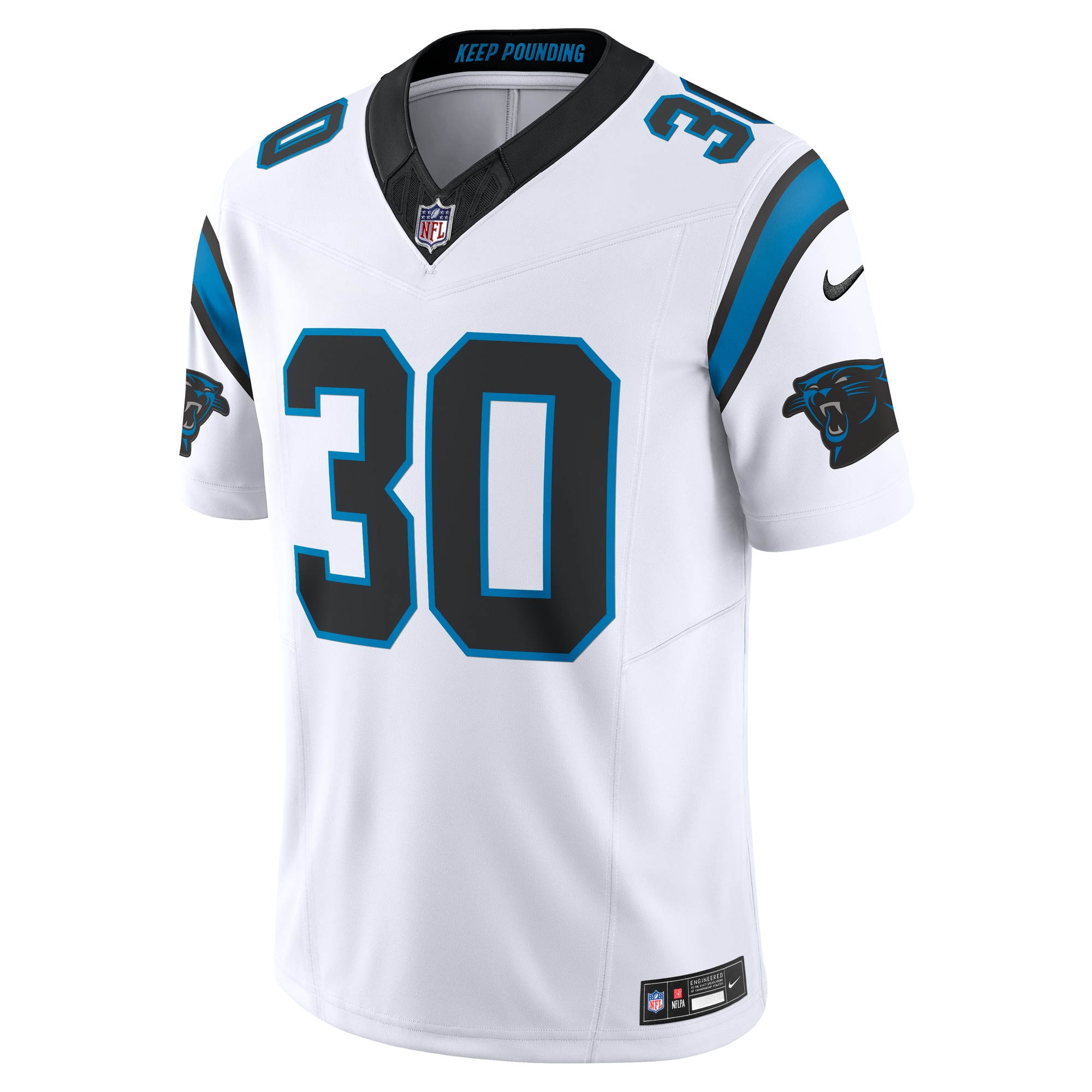 Chuba Hubbard Carolina Panthers Limited Jersey White NFL Football Fan Wear