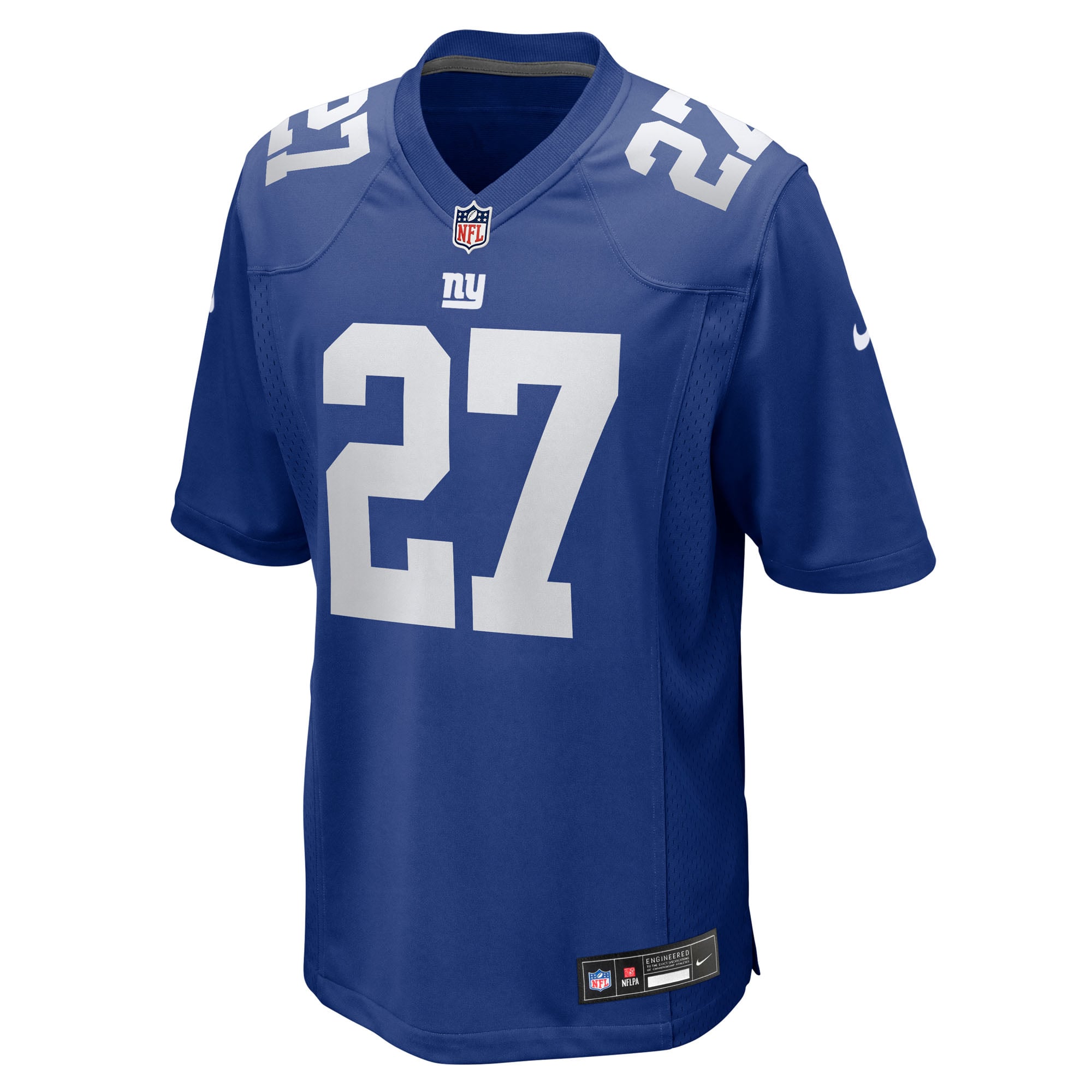 Tyler Nubin New York Giants Game Jersey Royal NFL Football Fan Wear Tyler Nubin