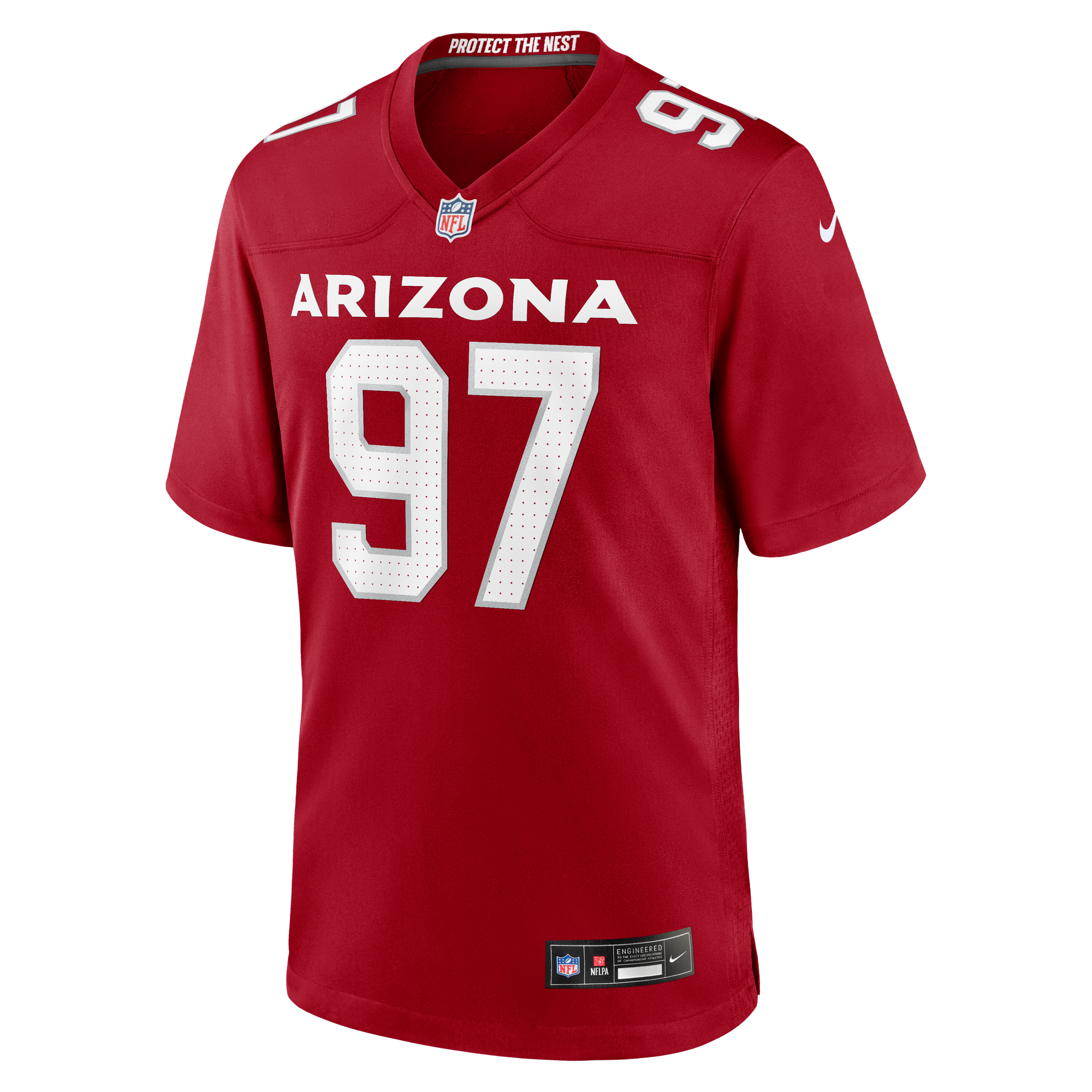 Walter Nolen Arizona Cardinals Player Jersey Cardinal NFL Football Fan Wear Walter Nolen