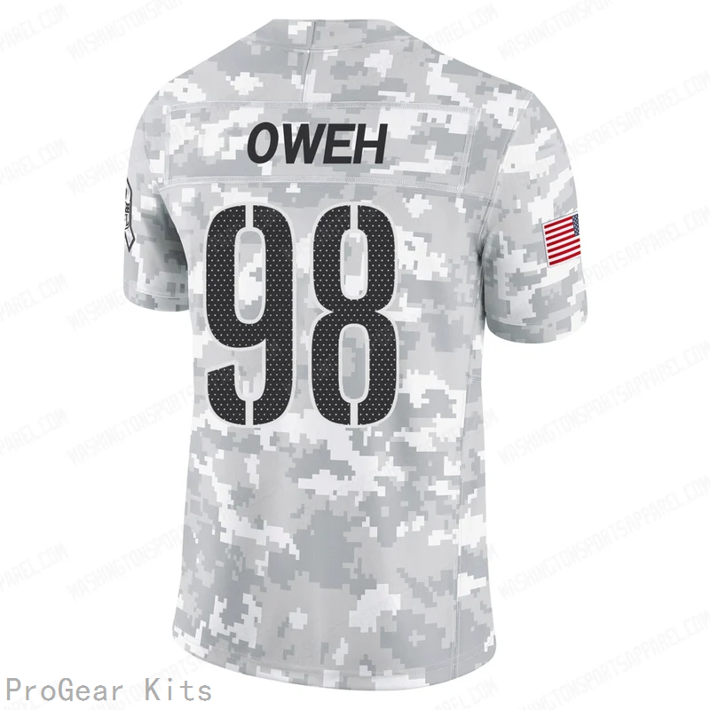 Odafe Oweh Washington Commanders Jersey No.98 Camo NFL Football Fan Wear