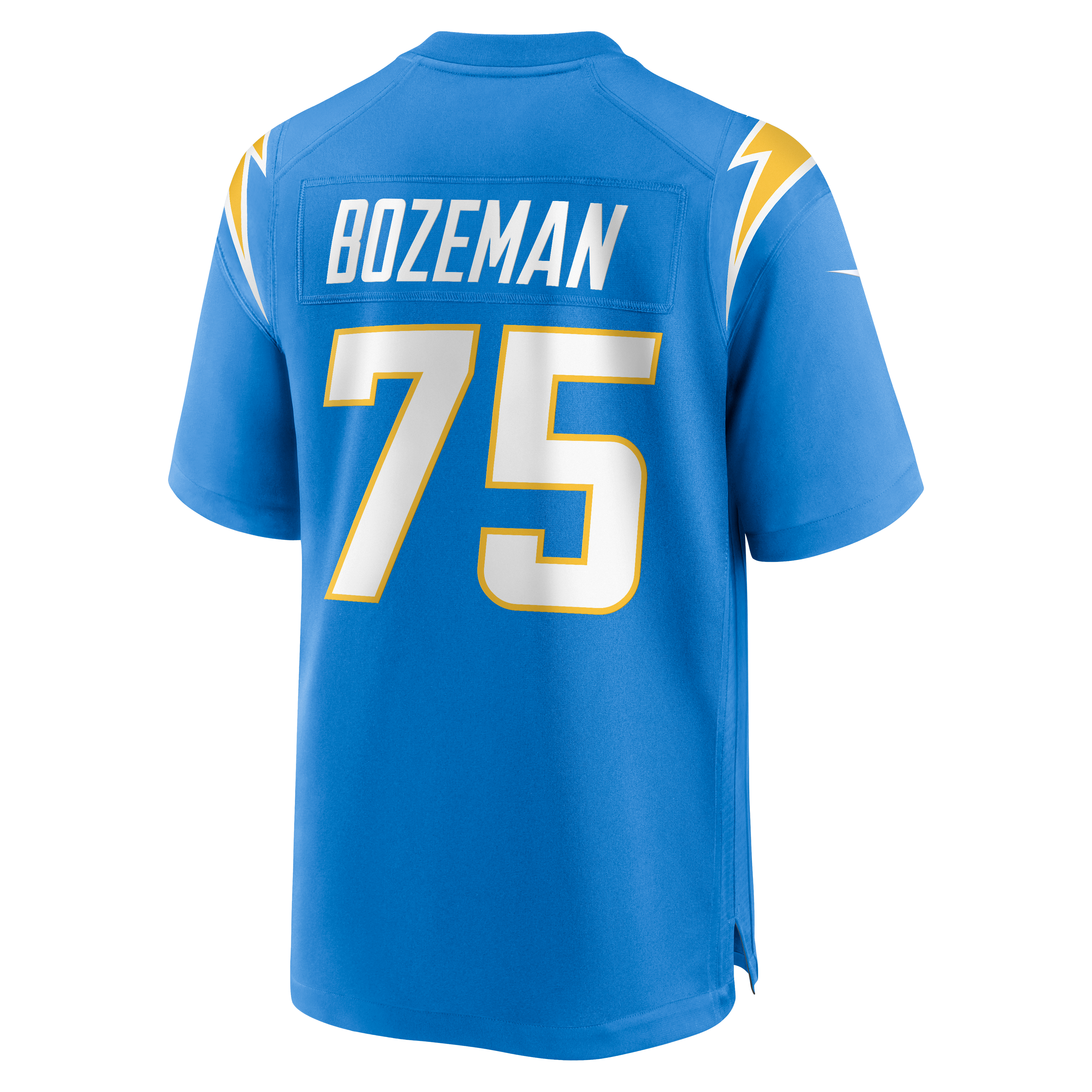 Bradley Bozeman Los Angeles Chargers Game Jersey Powder Blue NFL Football Fan Wear