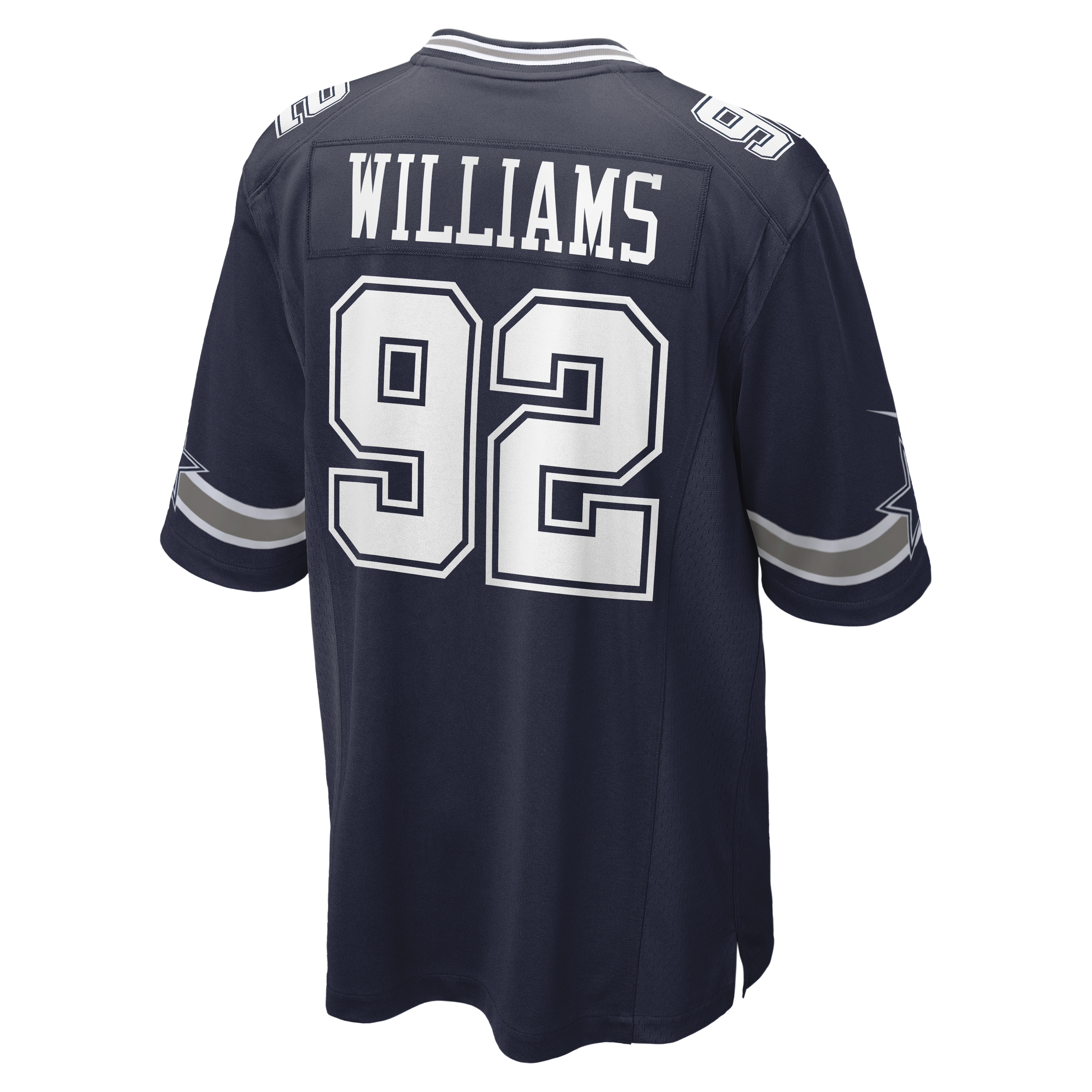 Quinnen Williams Dallas Cowboys Game Jersey Navy NFL Football Fan Wear
