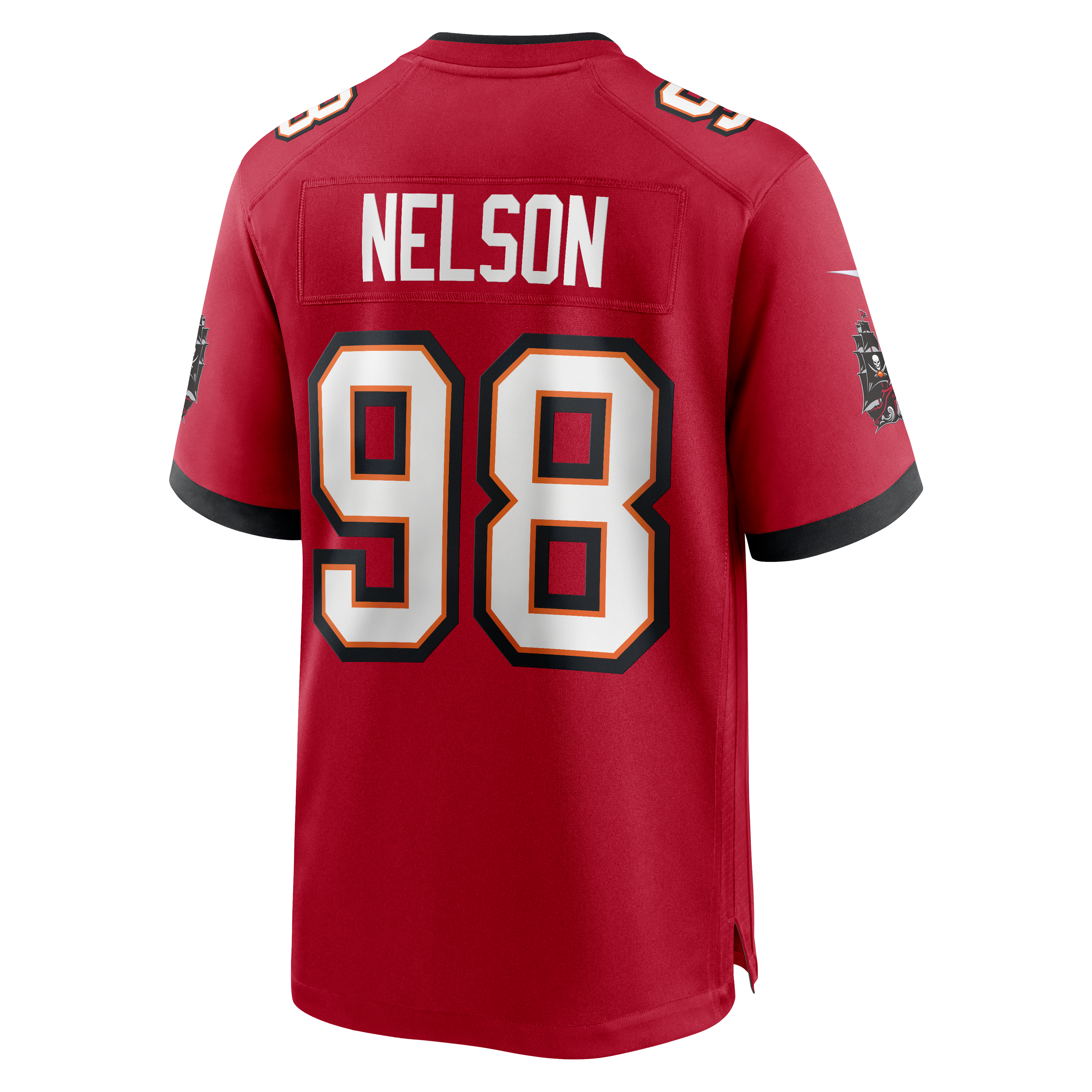 Anthony Nelson Tampa Bay Buccaneers Game Jersey Red NFL Football Fan Wear