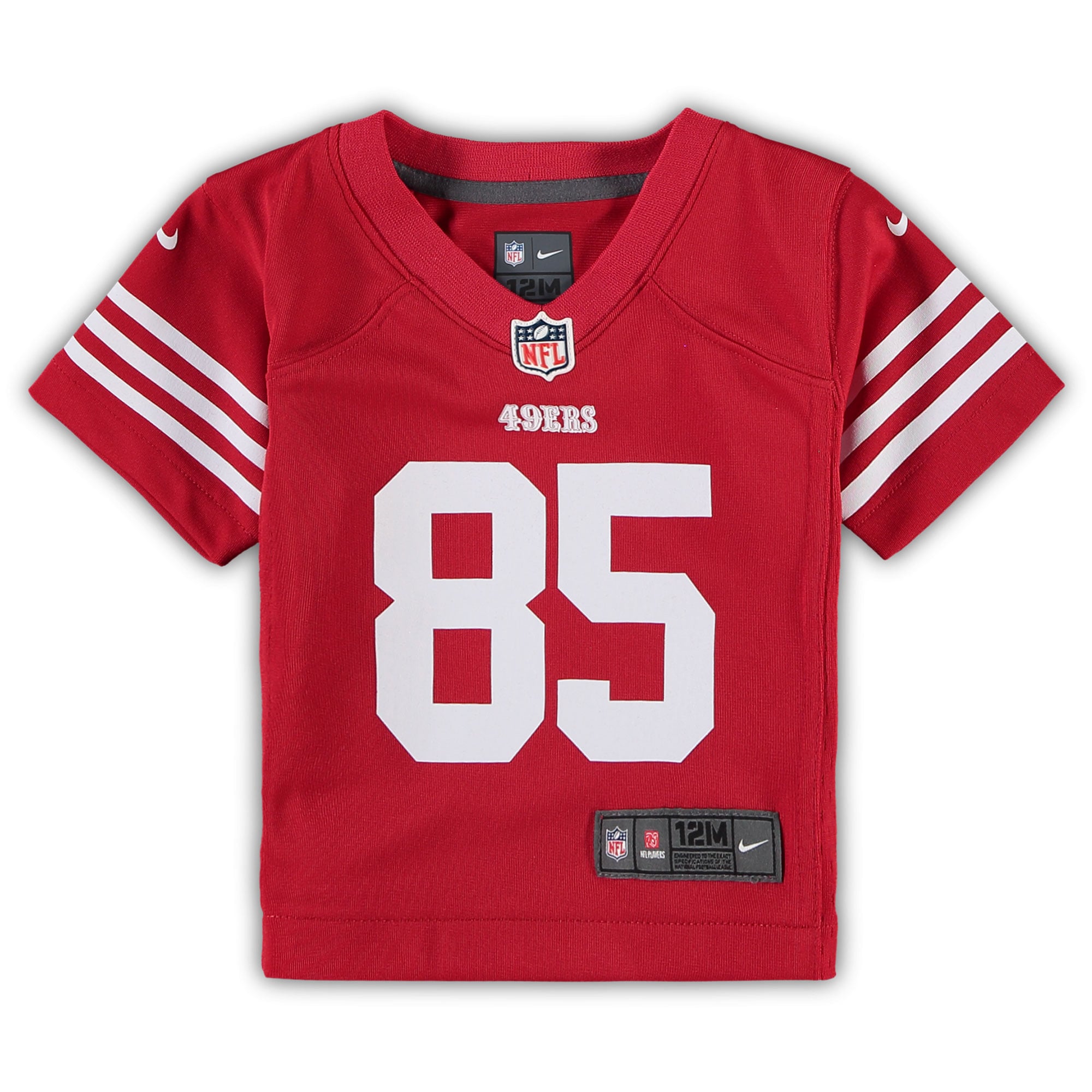 George Kittle San Francisco 49ers Player Jersey Scarlet NFL Football Fan Wear