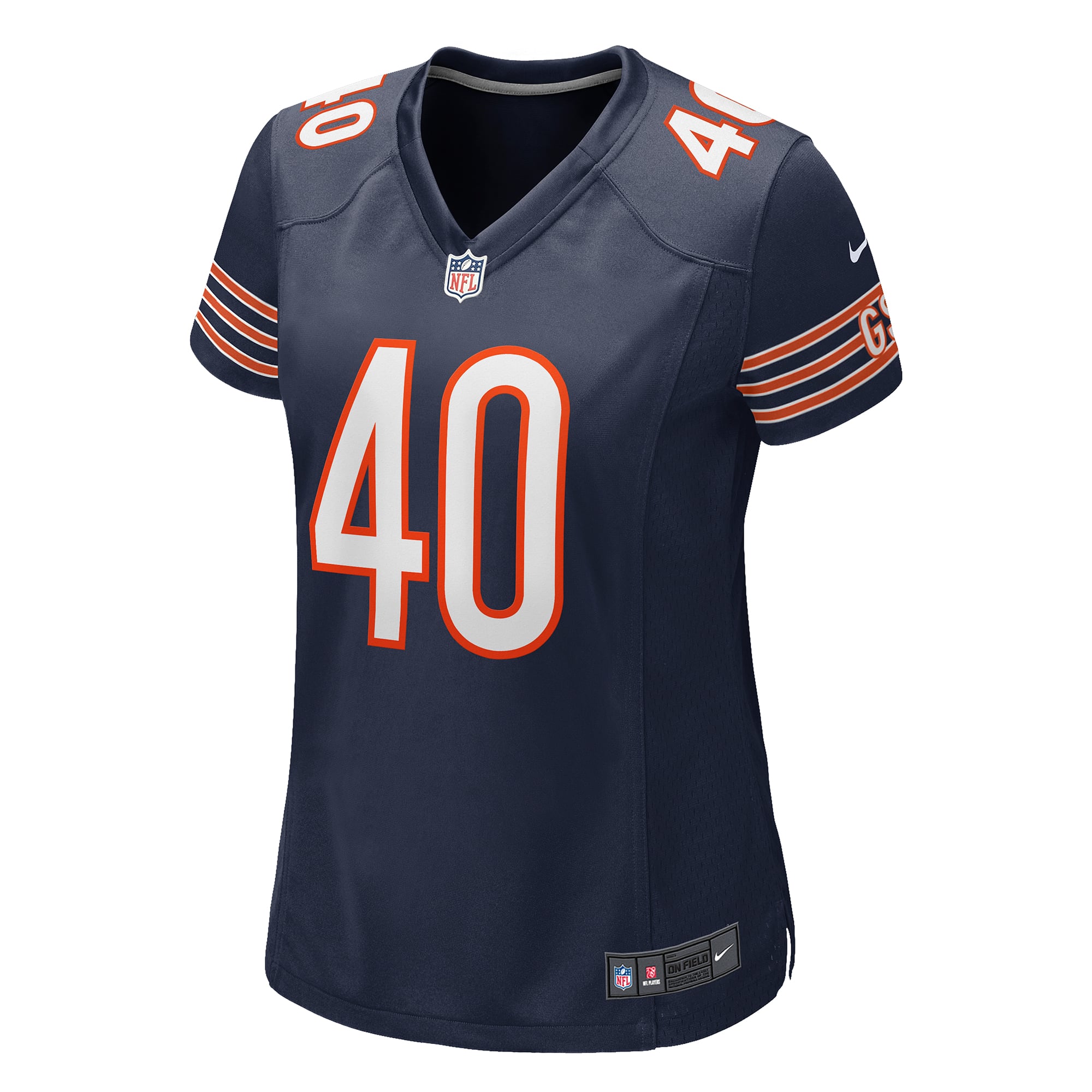 Gale Sayers Retired Chicago Bears Player Jersey Navy NFL Football Fan Wear