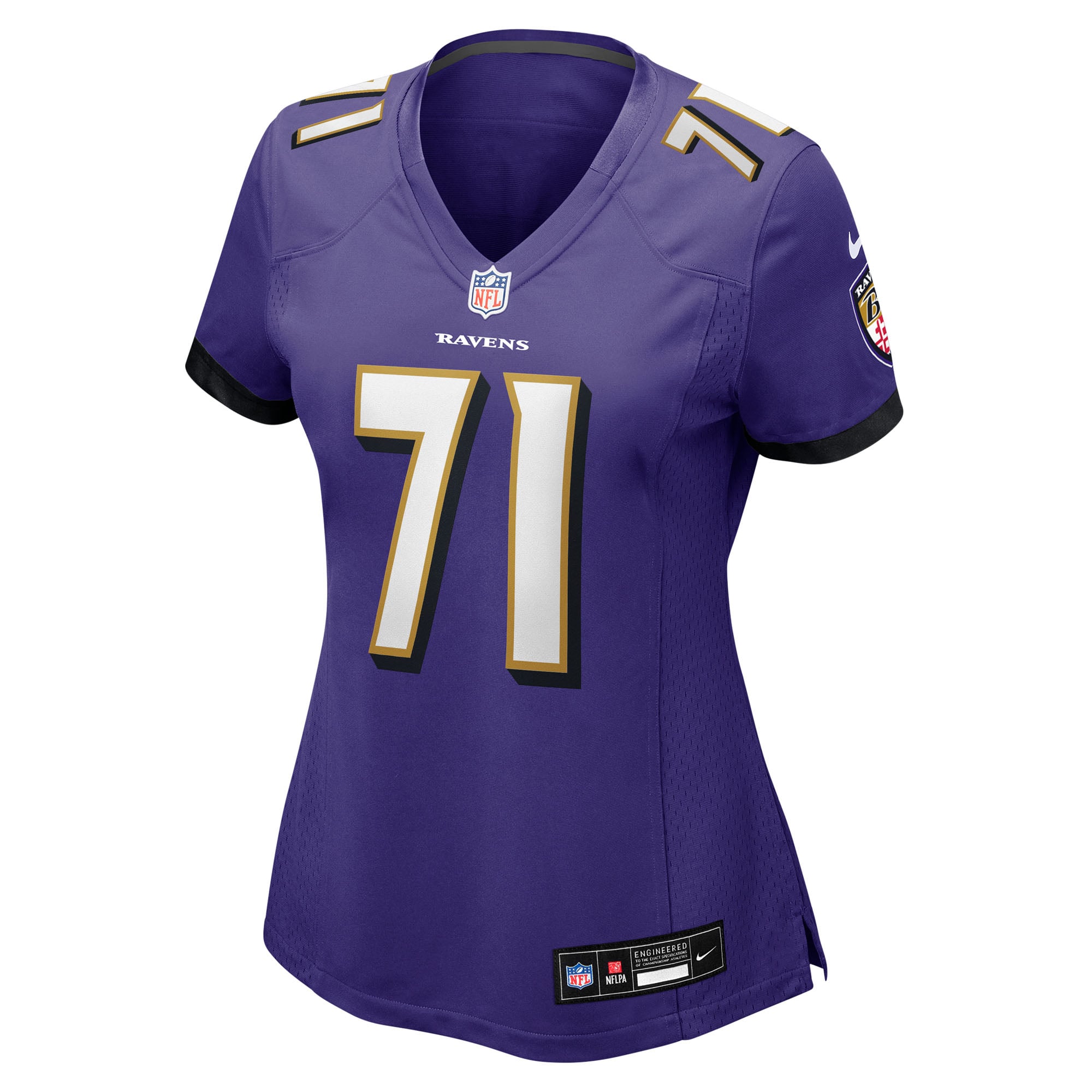 Carson Vinson Baltimore Ravens Game Jersey Purple NFL Football Fan Wear Carson Vinson