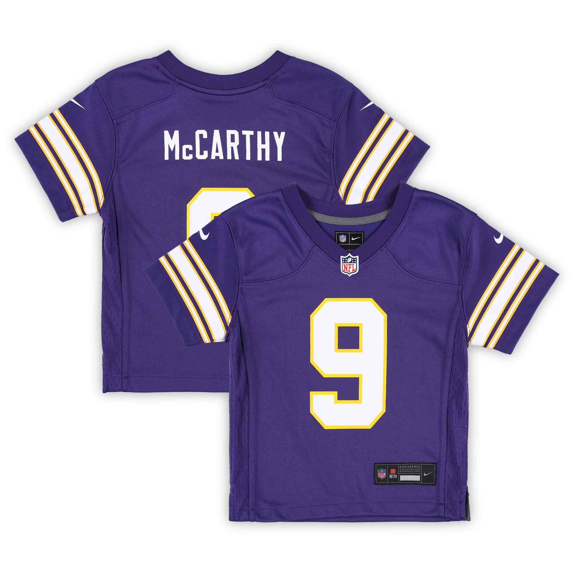 JJ McCarthy Minnesota Vikings Game Jersey Purple NFL Football Fan Wear JJ McCarthy