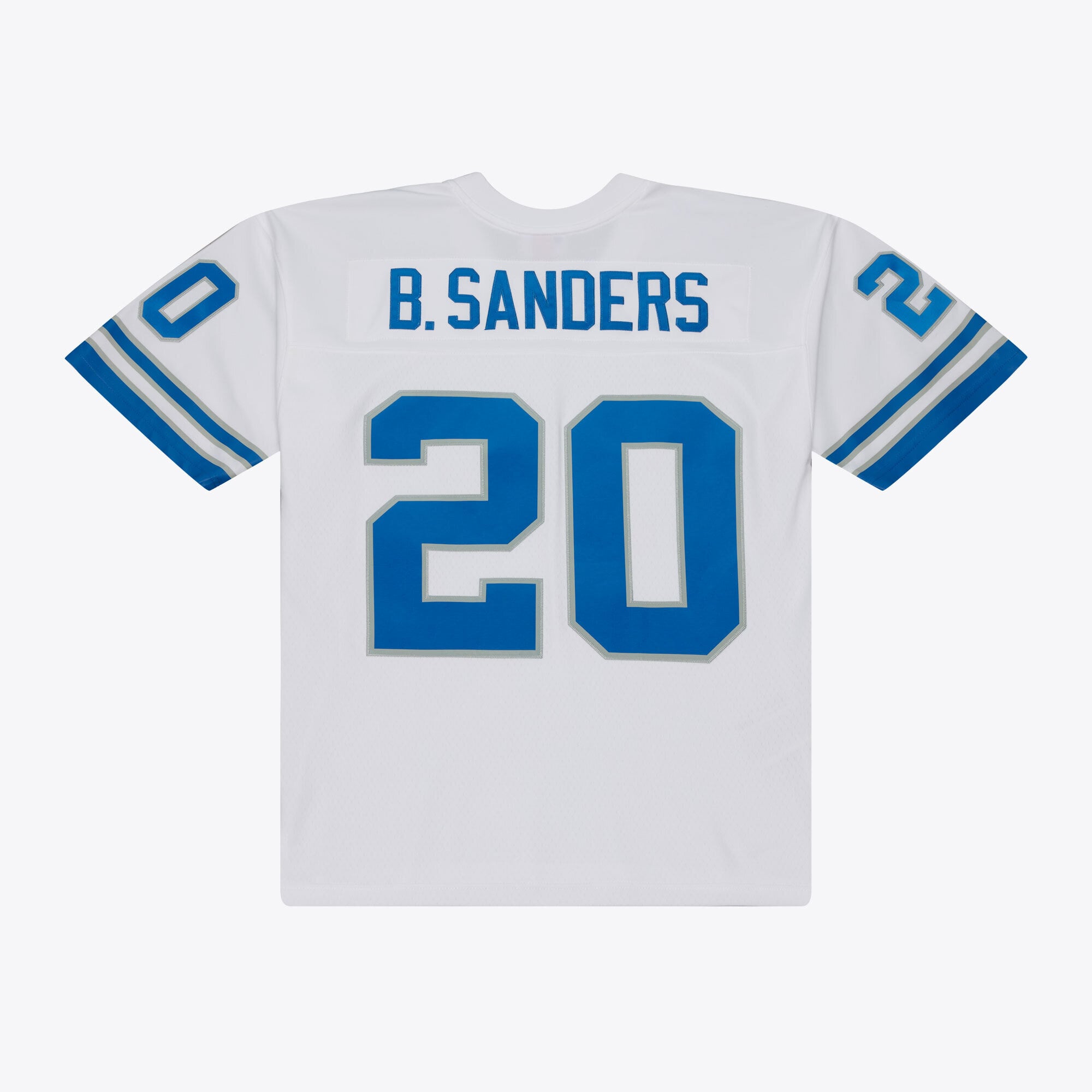 Barry Sanders Mitchell Detroit Lions Player Jersey White NFL Football Fan Wear