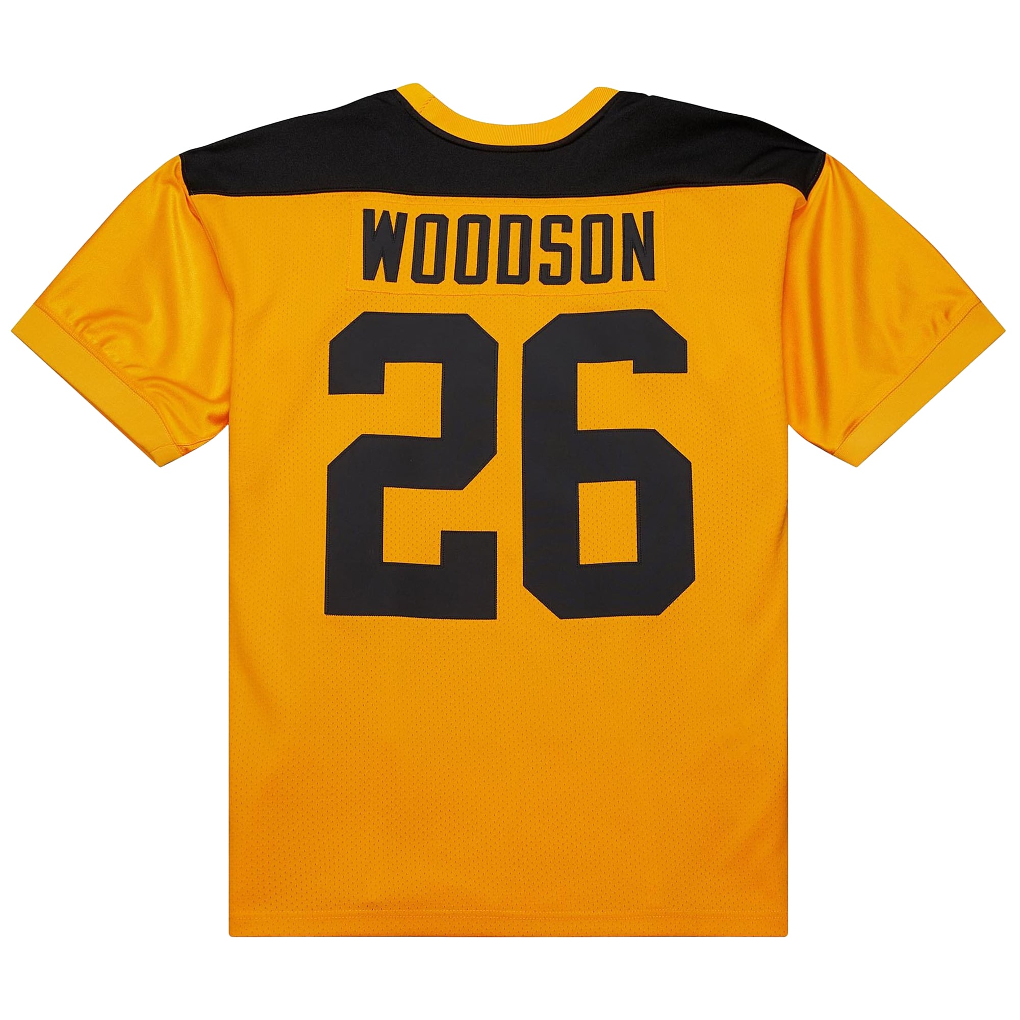 Rod Woodson Mitchell Pittsburgh Steelers Player Jersey Gold NFL Football Fan Wear