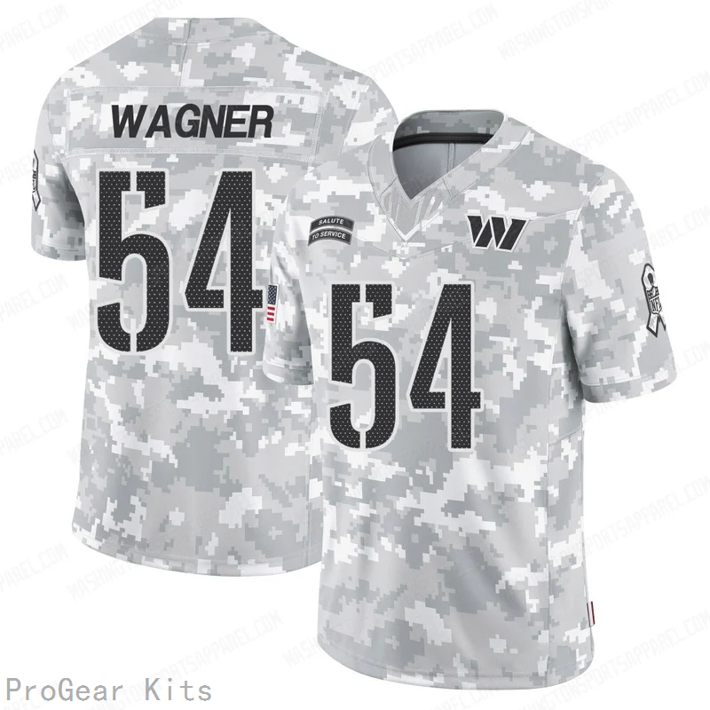 Bobby Wagner Washington Commanders Jersey No.54 Camo NFL Football Fan Wear