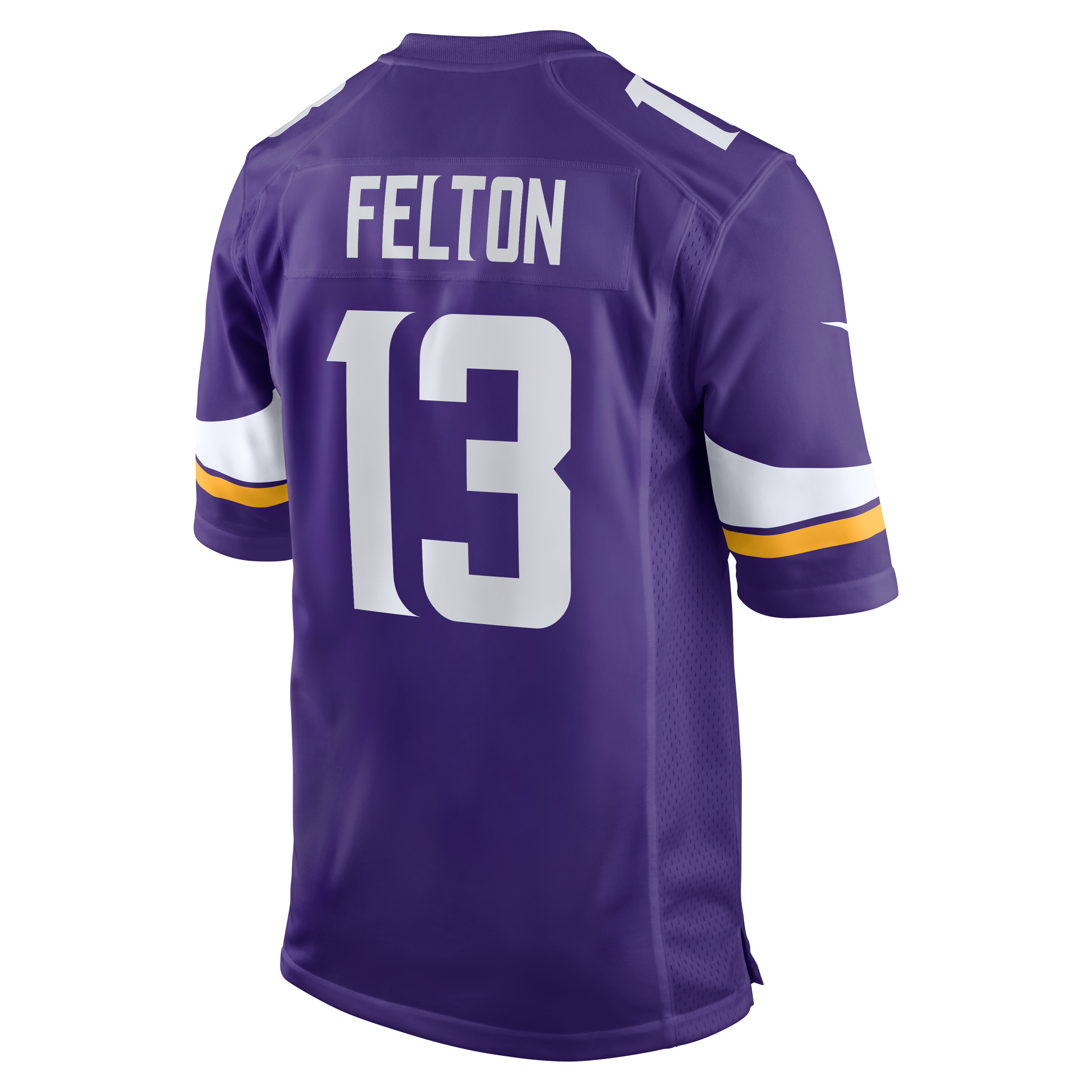 Tai Felton Minnesota Vikings Game Jersey Purple NFL Football Fan Wear Tai Felton