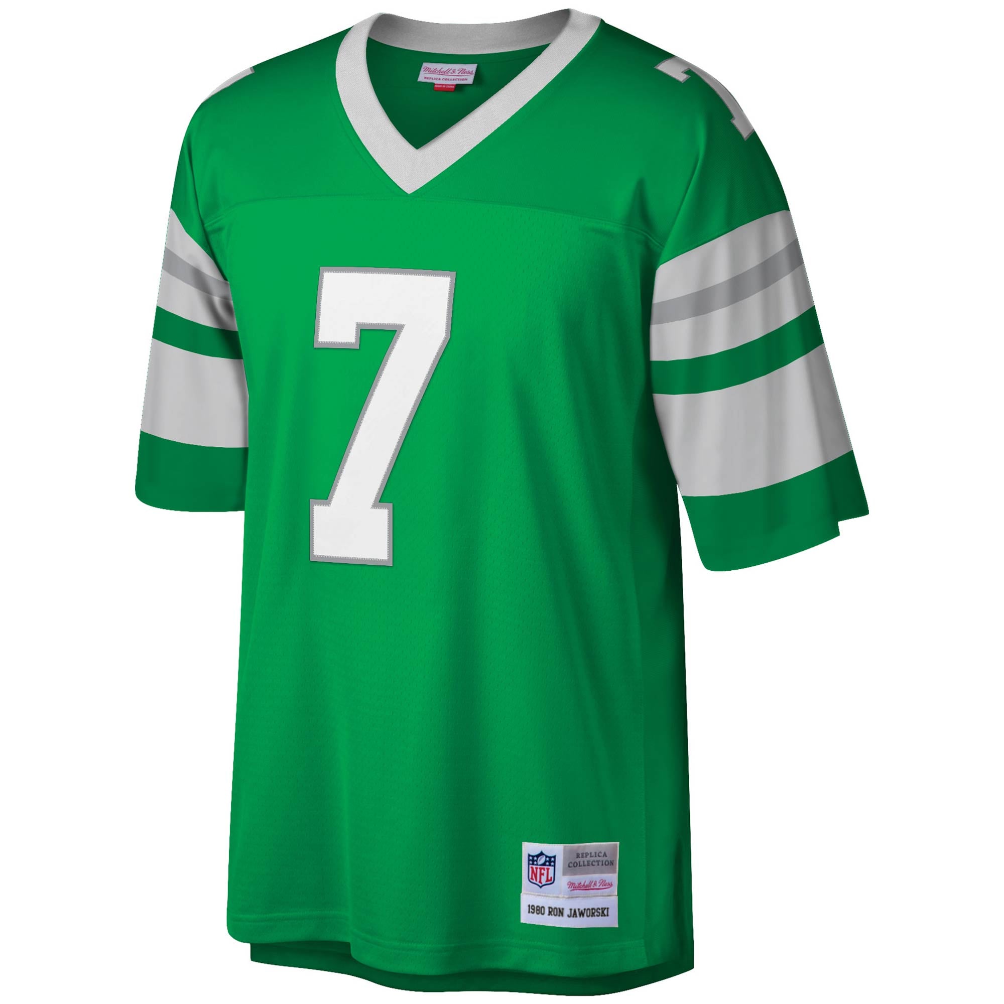 Ron Jaworski Philadelphia Eagles Game Jersey Kelly Green NFL Football Fan Wear Ron Jaworski
