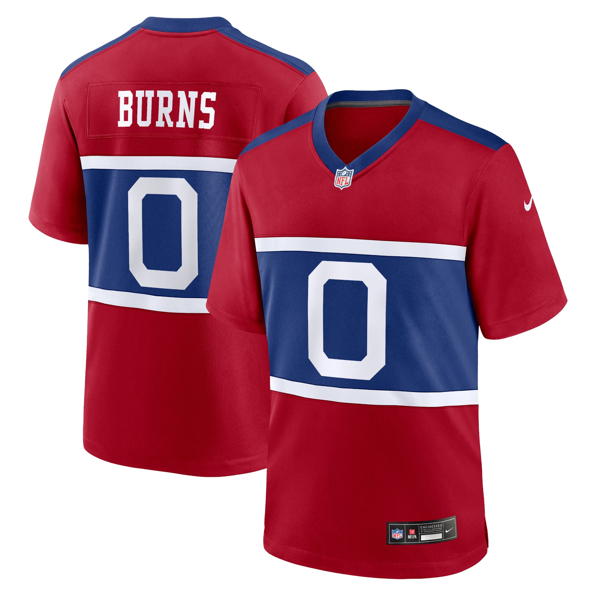 Brian Burns New York Giants Game Jersey Red NFL Football Fan Wear