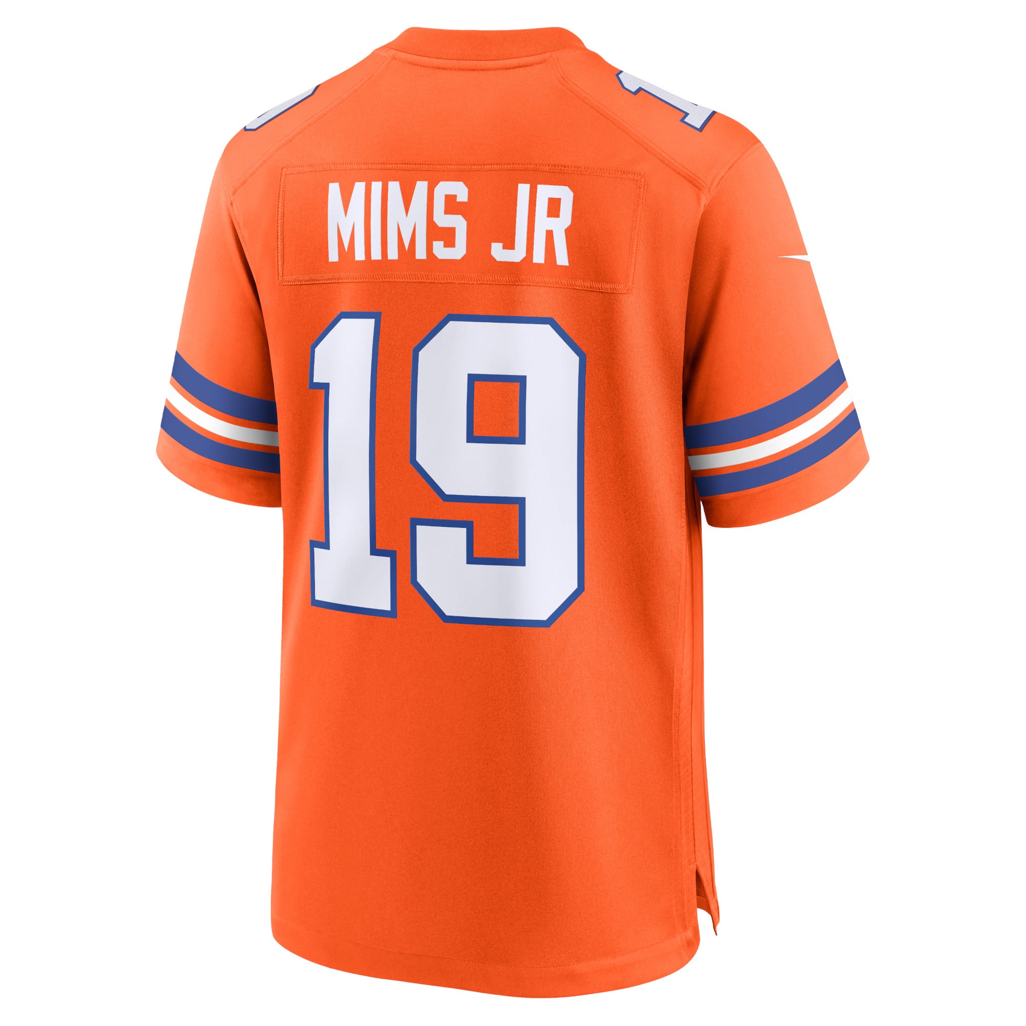 Marvin Mims Jr Denver Broncos Game Jersey Orange NFL Football Fan Wear Marvin Mims Jr