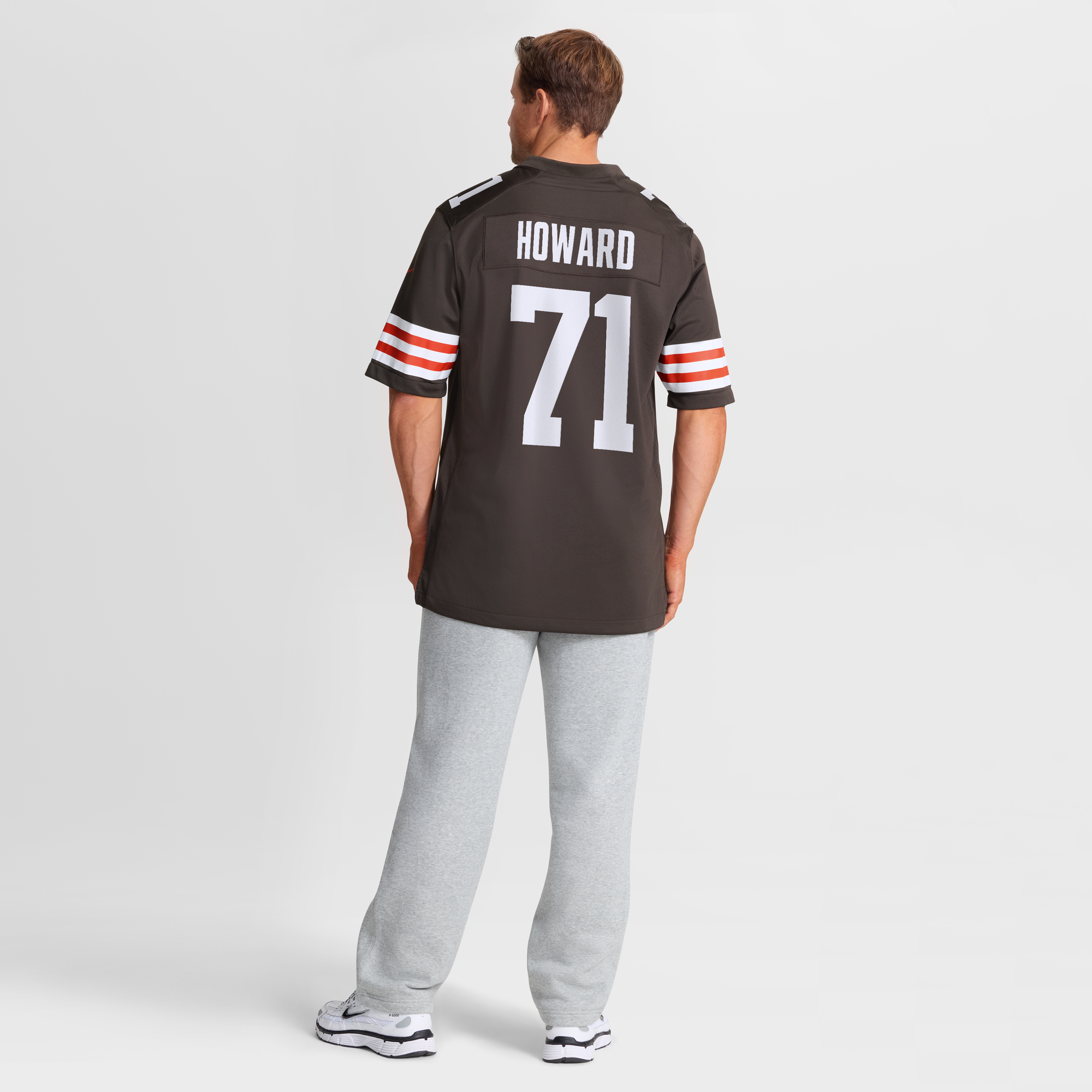 Tytus Howard Cleveland Browns Game Jersey Brown NFL Football Fan Wear Tytus Howard