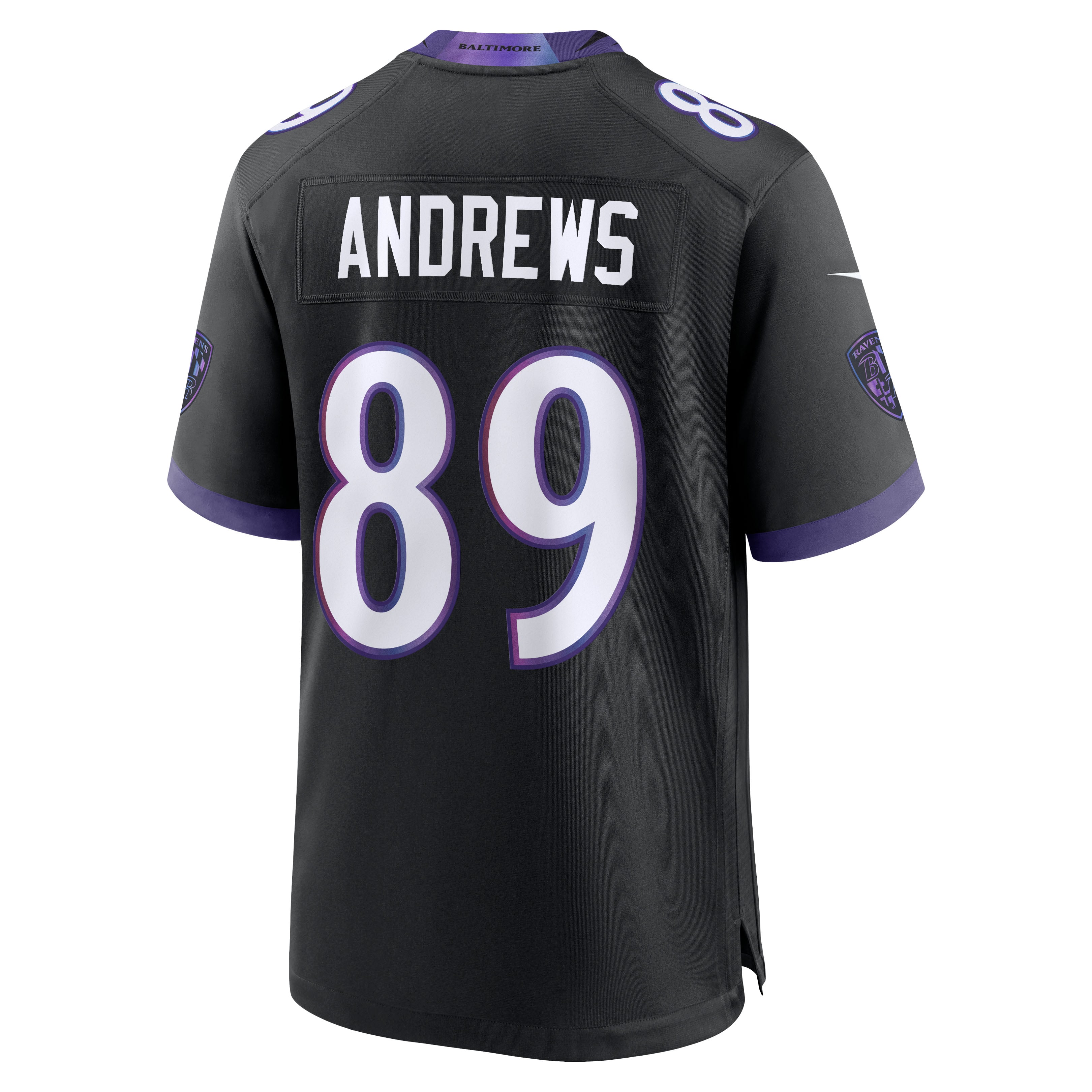 Mark Andrews RFLCTV Baltimore Ravens Limited Jersey Black NFL Football Fan Wear