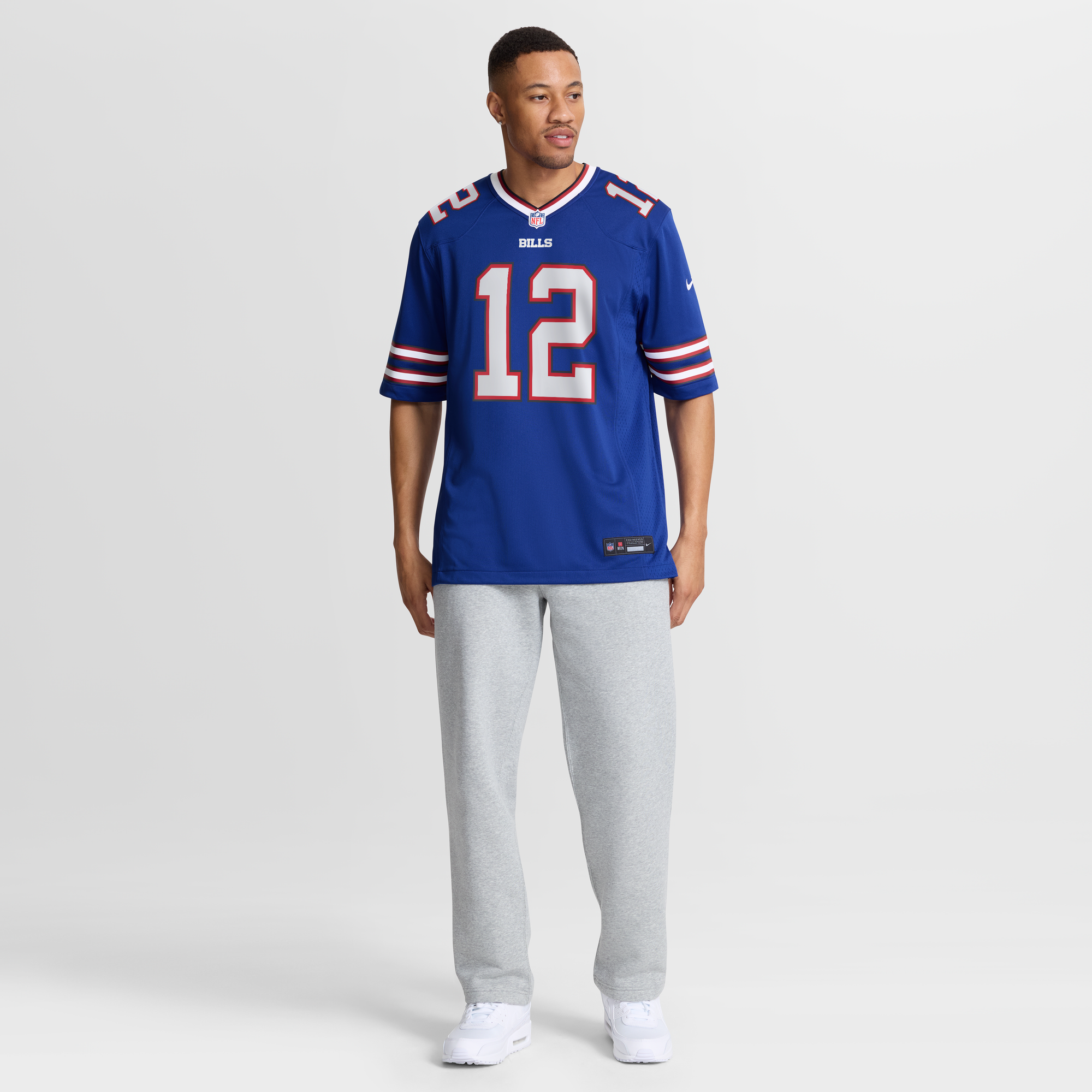 Joe Ferguson Retired Buffalo Bills Player Jersey Royal NFL Football Fan Wear