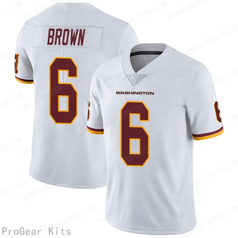Dyami Washington Commanders Jersey No.6 Brown NFL Football Fan Wear Dyami