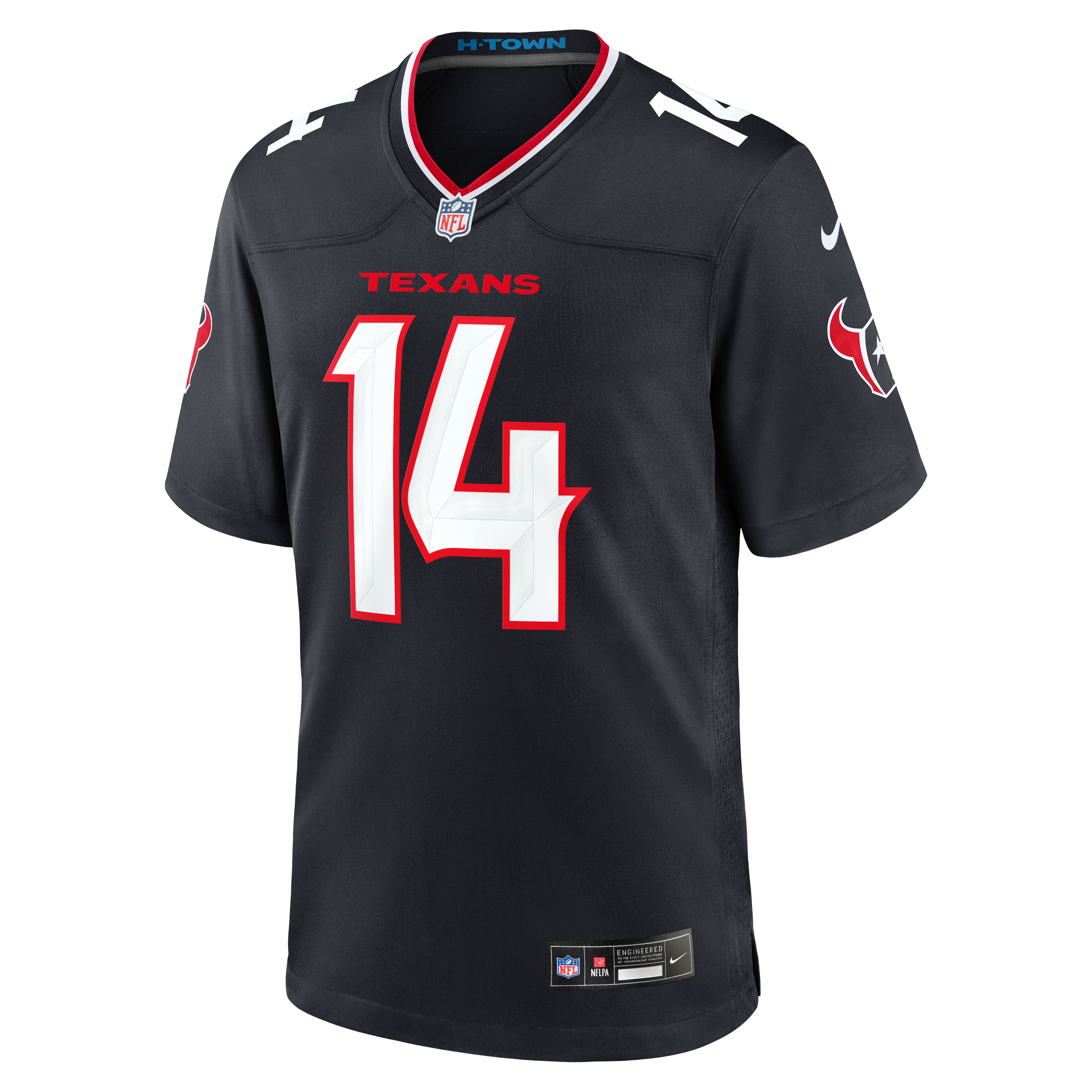 Jaylin Noel Houston Texans Game Jersey Navy NFL Football Fan Wear Jaylin Noel
