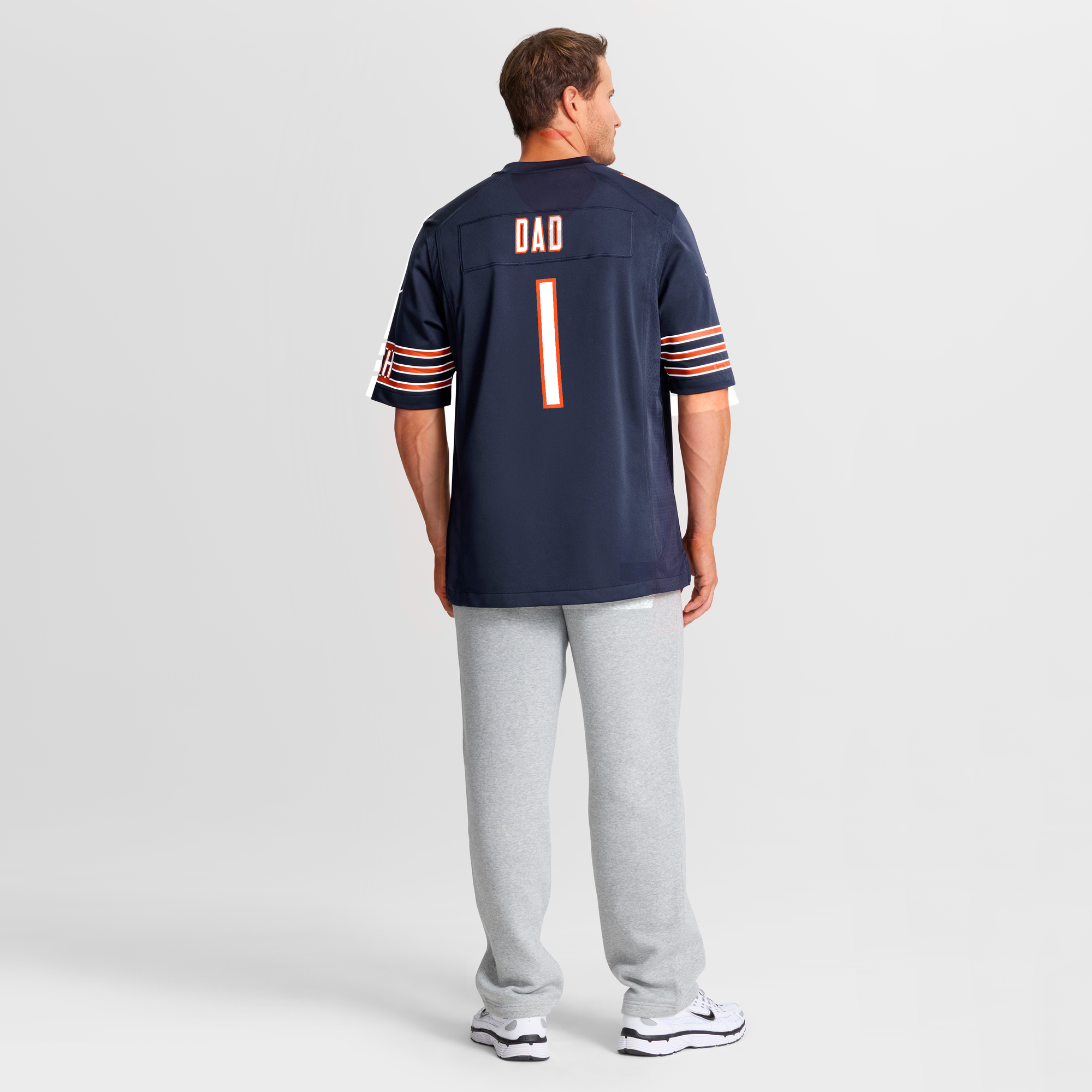 Chicago Bears Game Jersey No.1 Navy NFL Football Fan Wear No.1