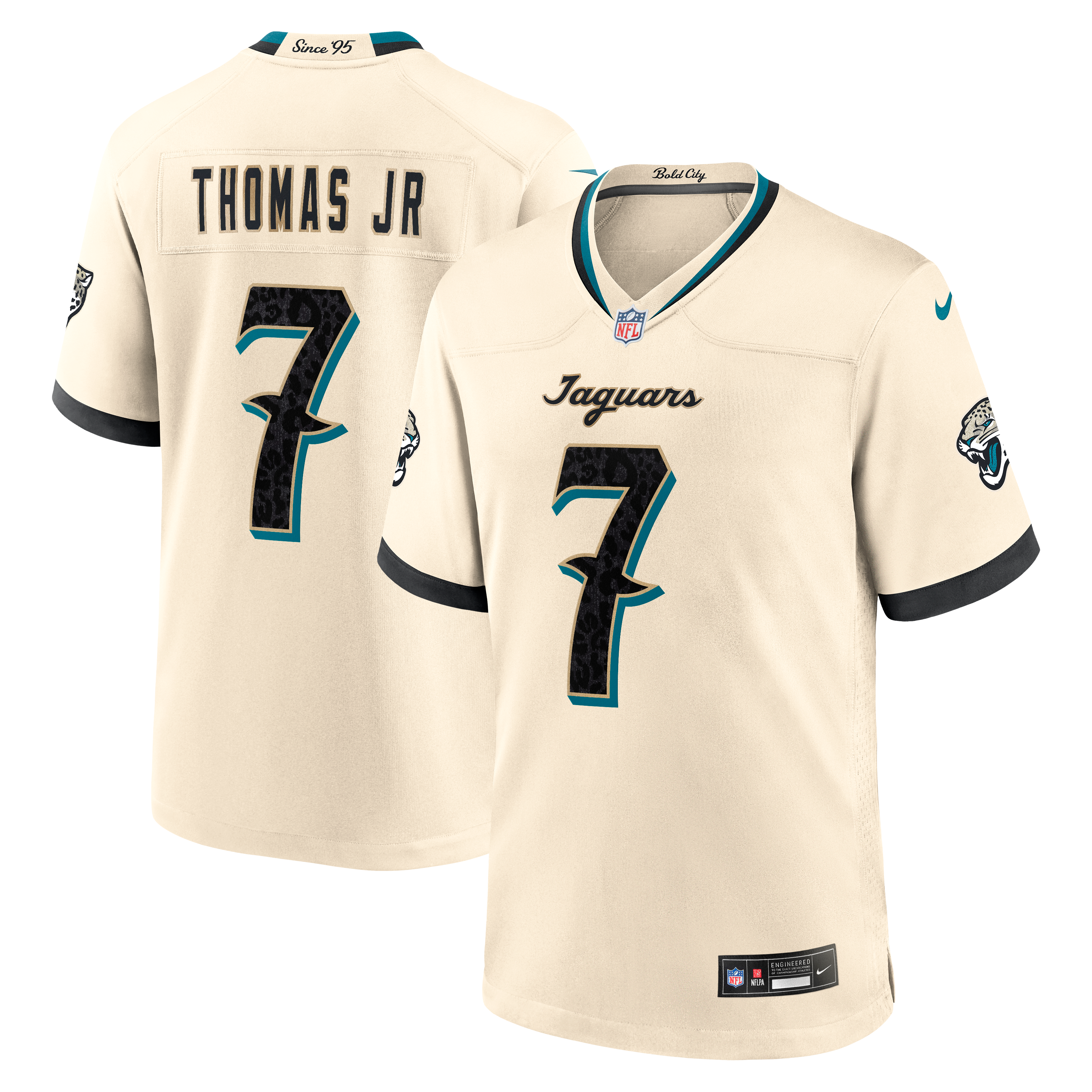 Brian Thomas Jr Jacksonville Jaguars Game Jersey NFL Football Fan Wear
