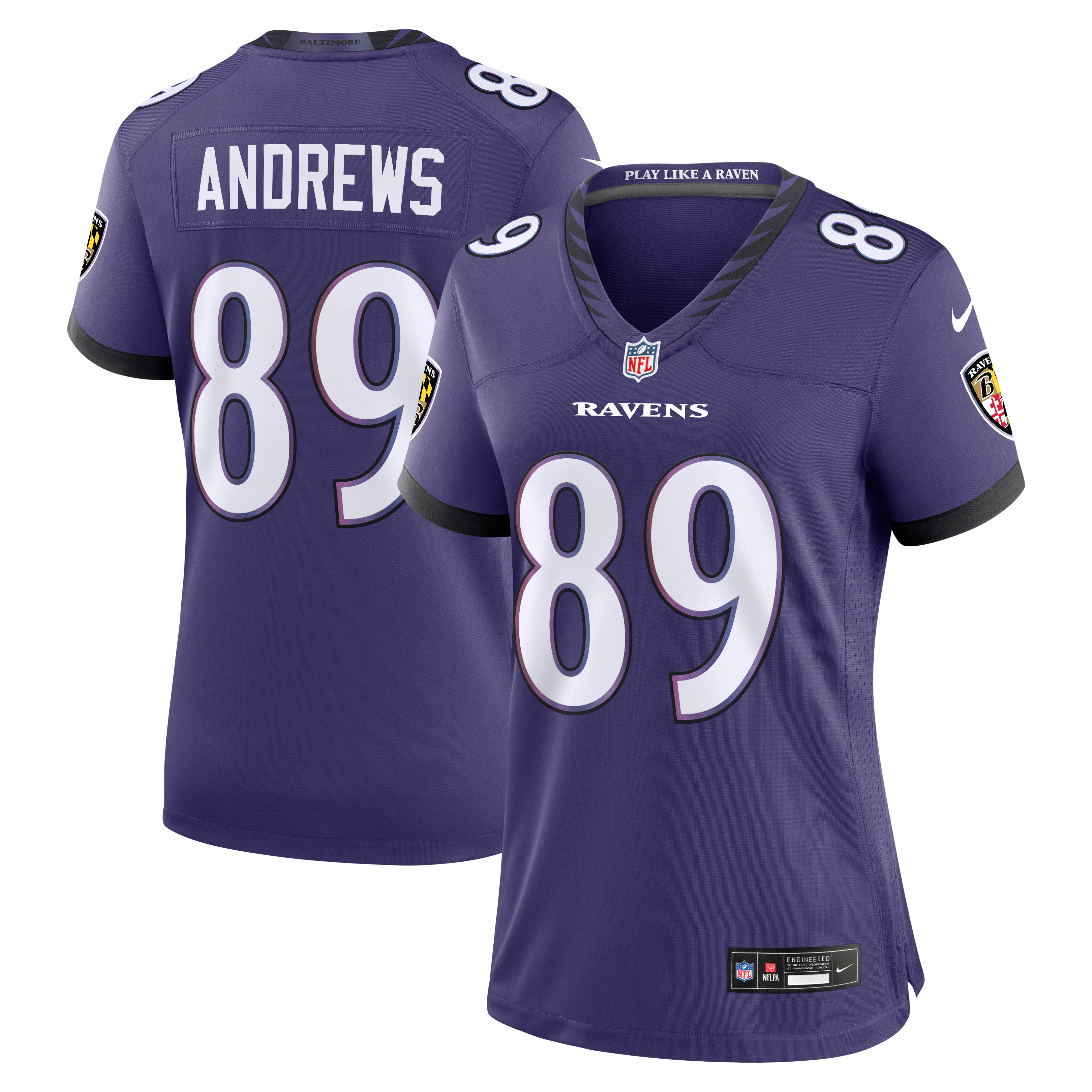 Mark Andrews Baltimore Ravens Game Jersey Purple NFL Football Fan Wear