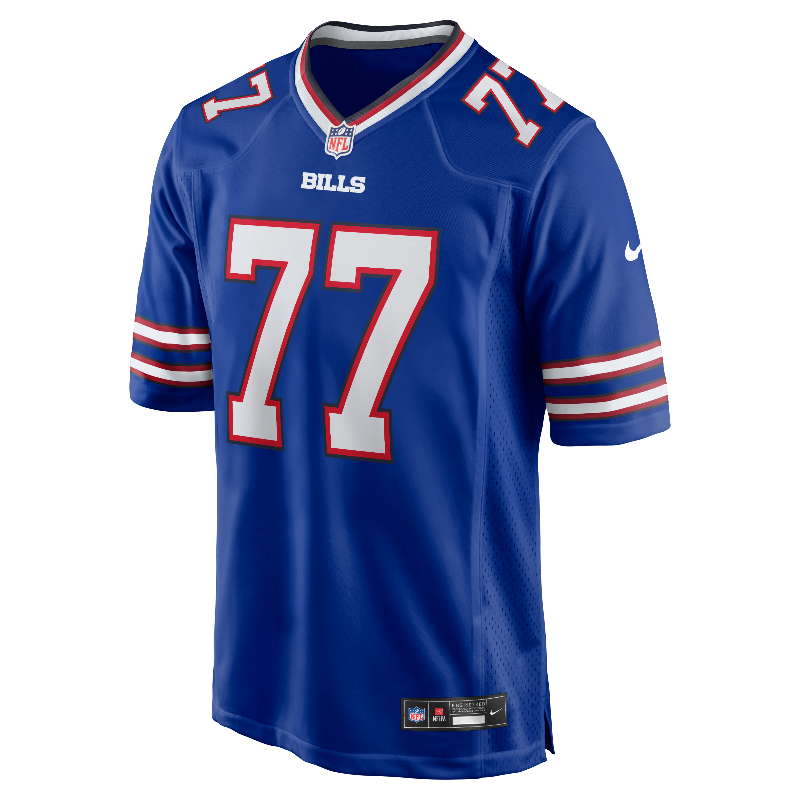 Chase Lundt Buffalo Bills Game Jersey Royal NFL Football Fan Wear Chase Lundt