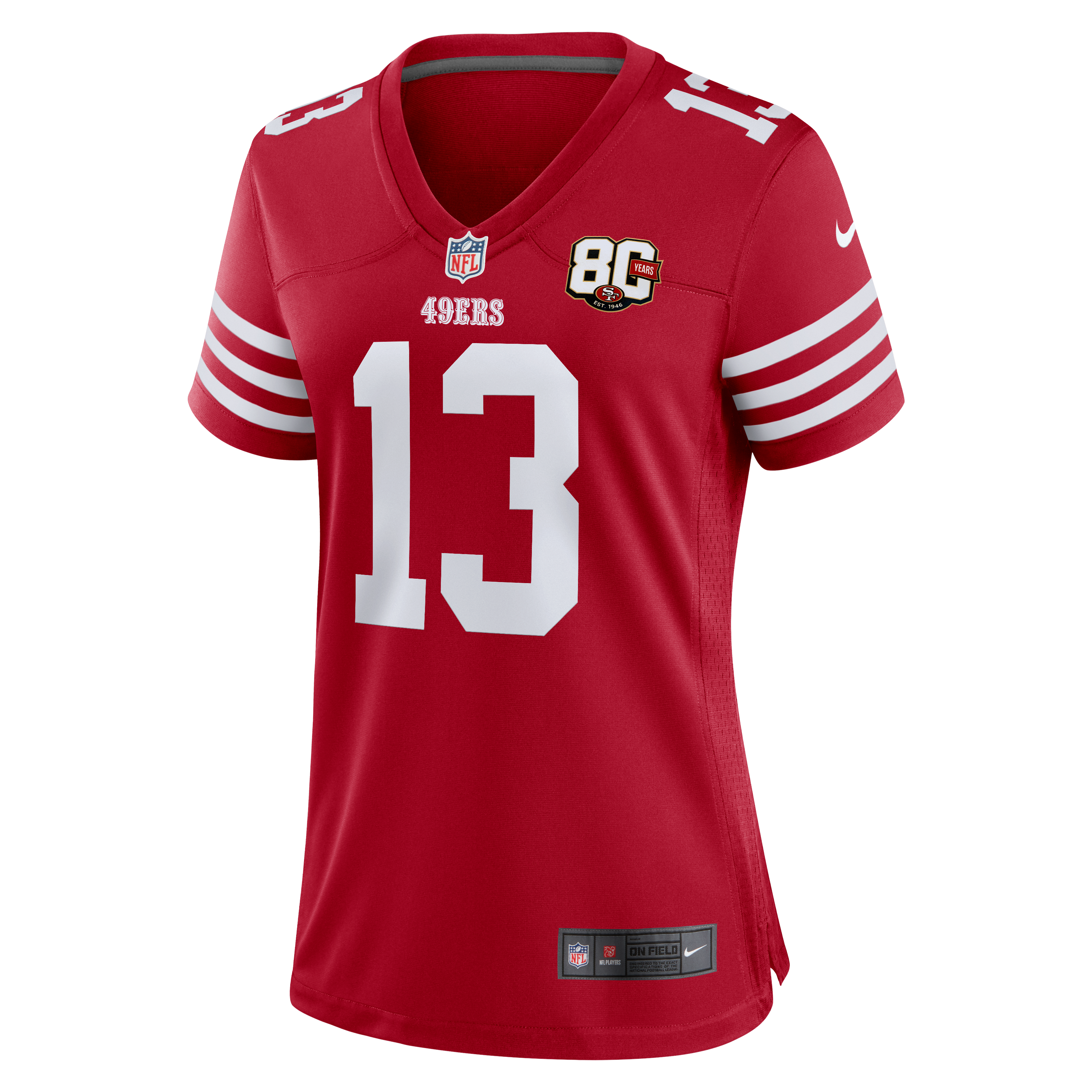Brock Purdy San Francisco 49ers Game Jersey Scarlet NFL Football Fan Wear