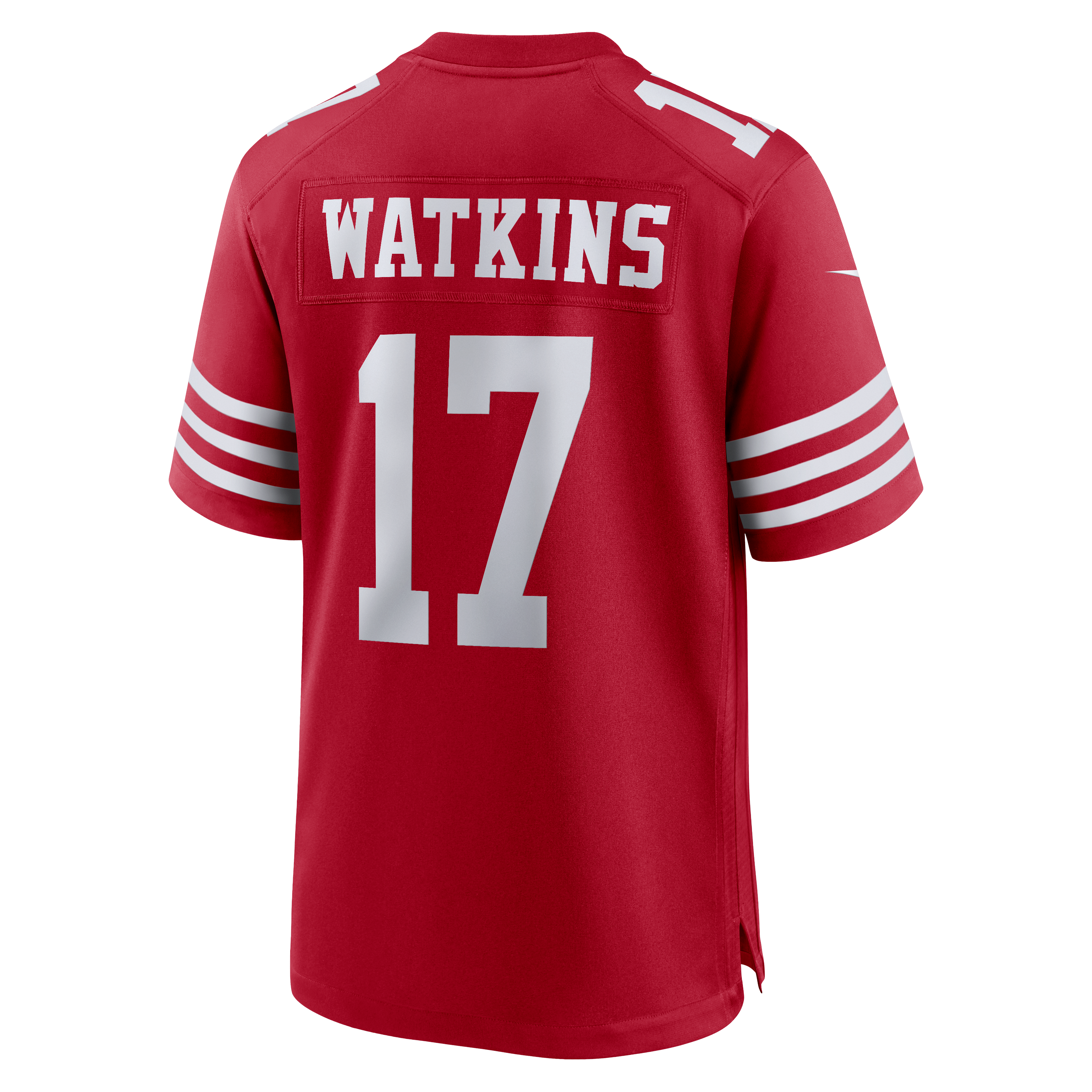 Jordan Watkins San Francisco 49ers Game Jersey Scarlet NFL Football Fan Wear Jordan Watkins