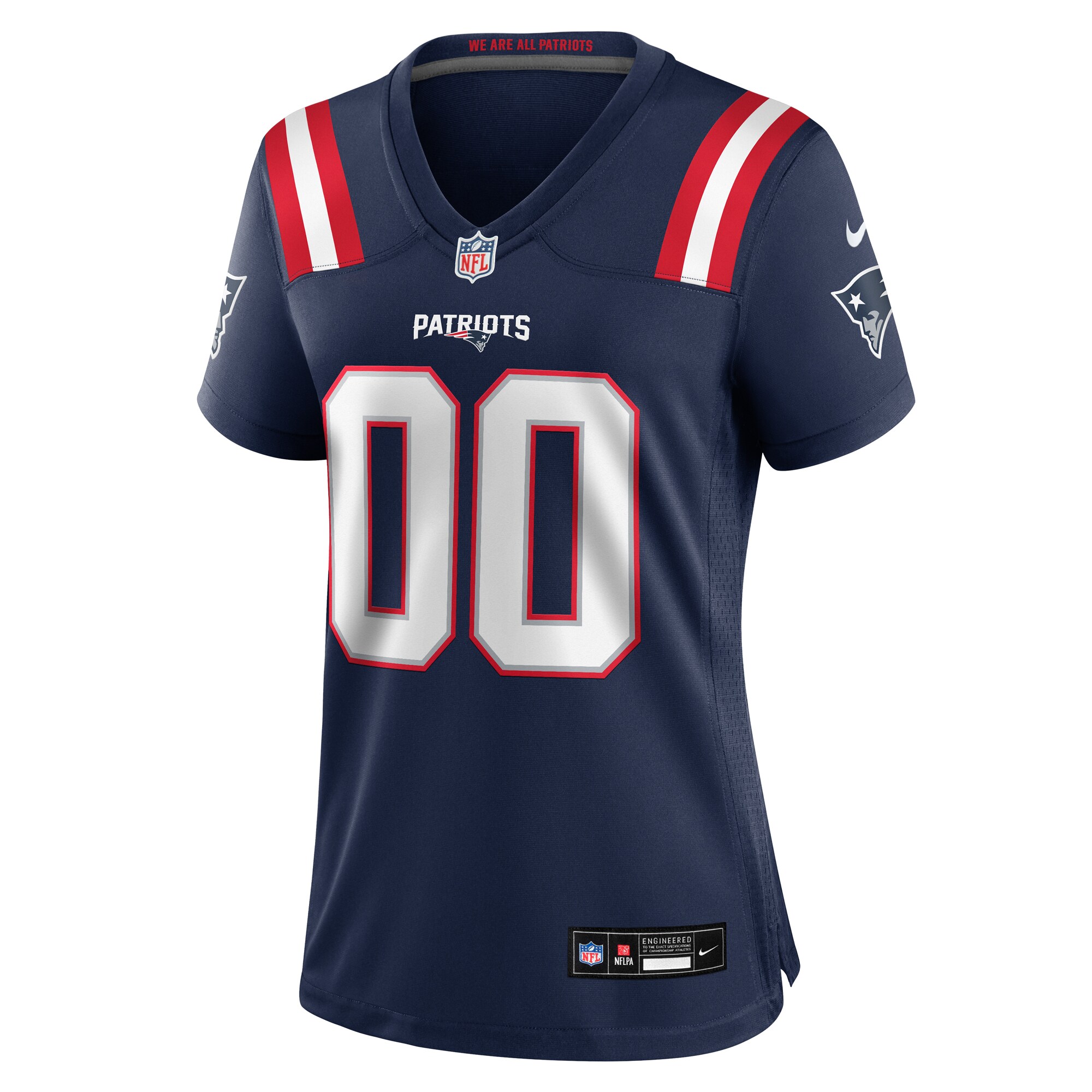 New England Patriots Game Jersey Navy NFL Football Fan Wear Custom Number