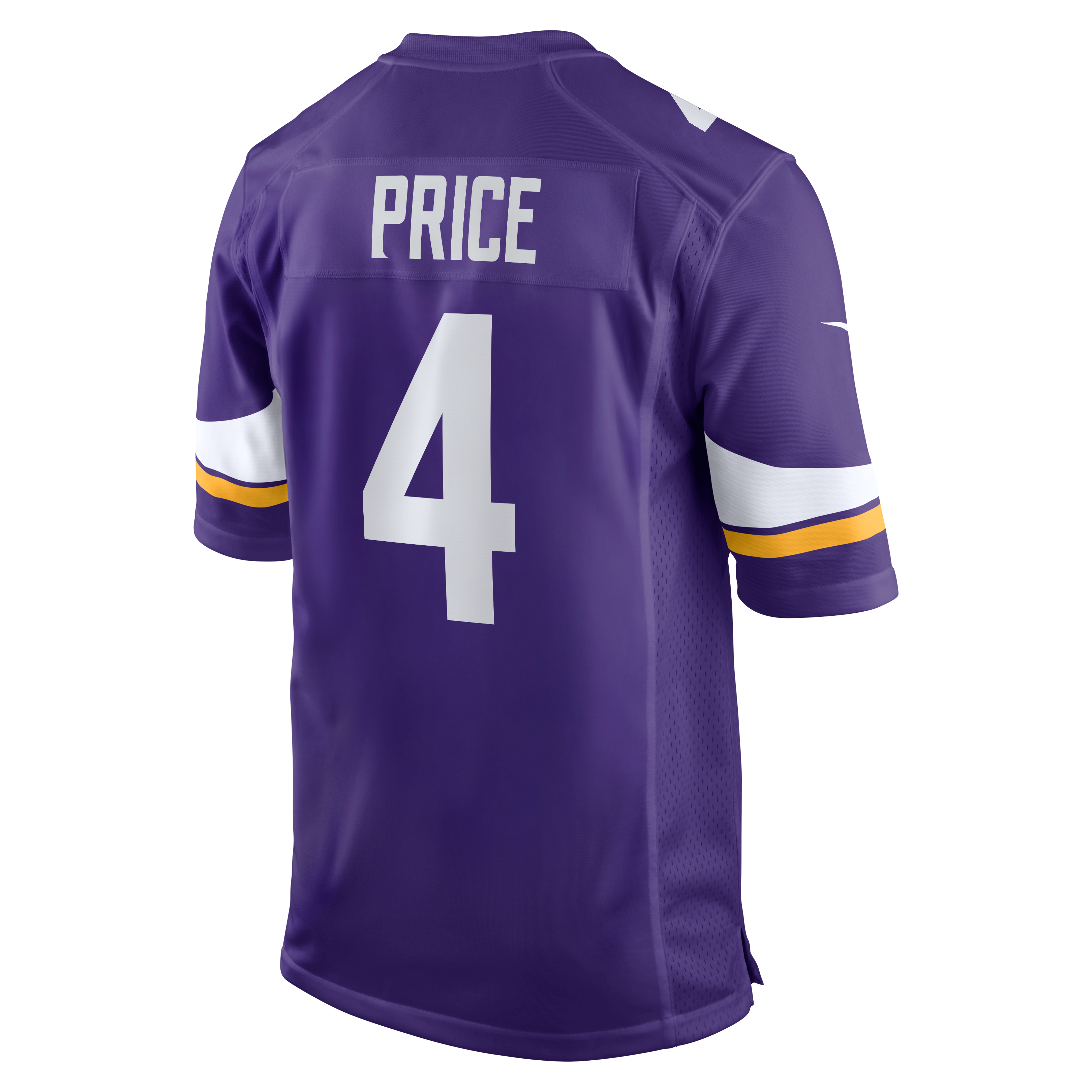 Myles Price Minnesota Vikings Game Jersey Purple NFL Football Fan Wear Myles Price